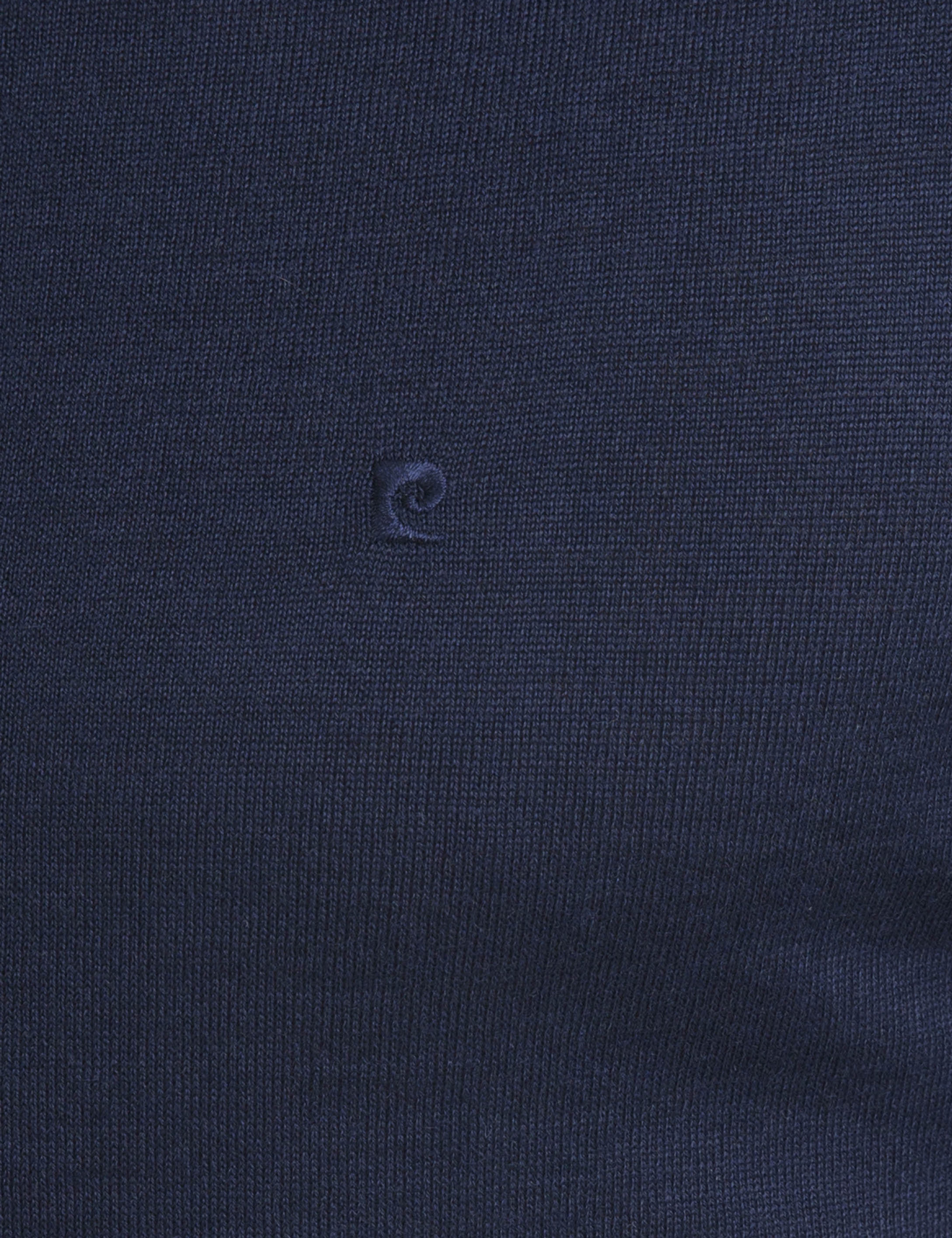 Lacivert Slim Fit Basic Triko Kazak