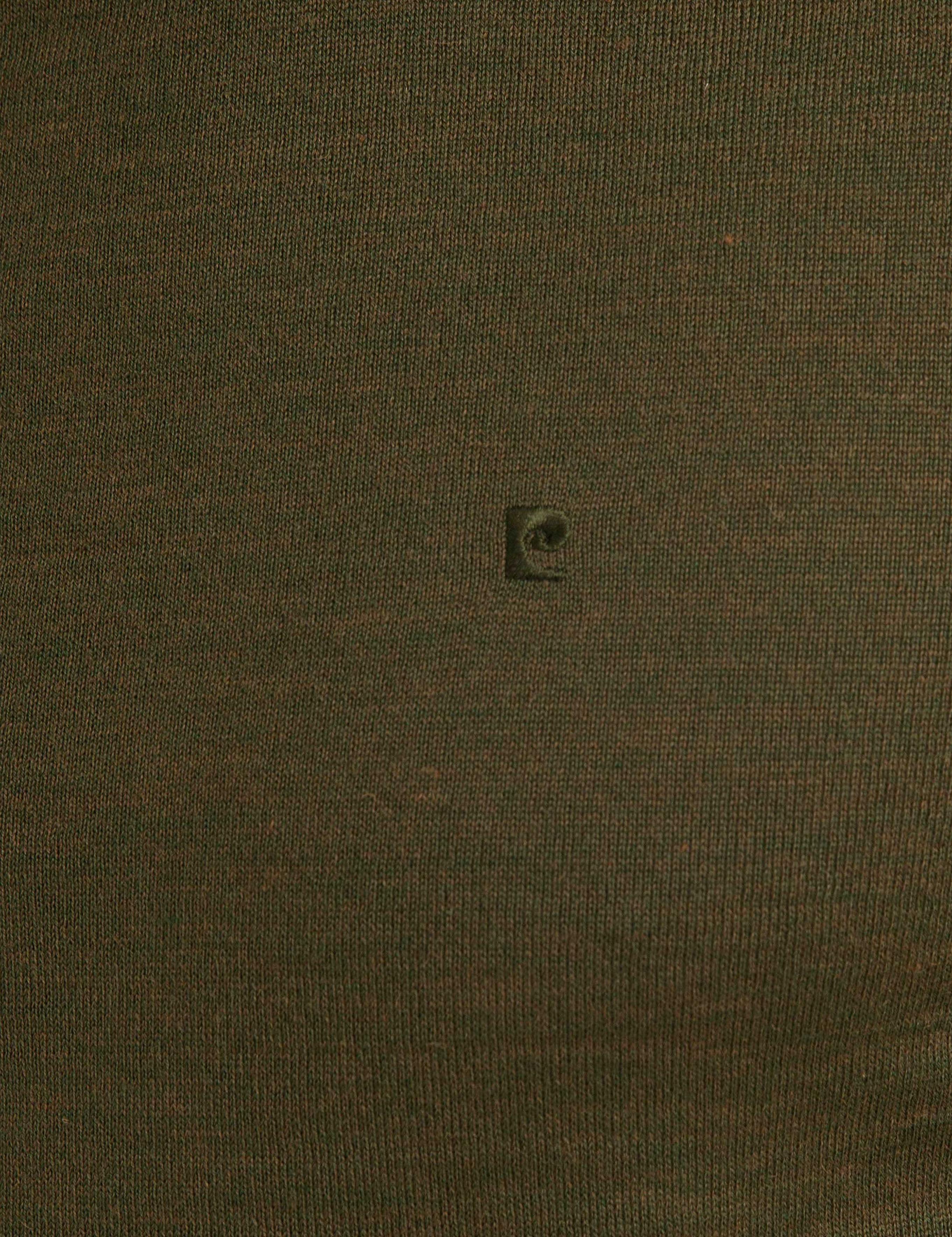 Haki Slim Fit Basic Triko Kazak