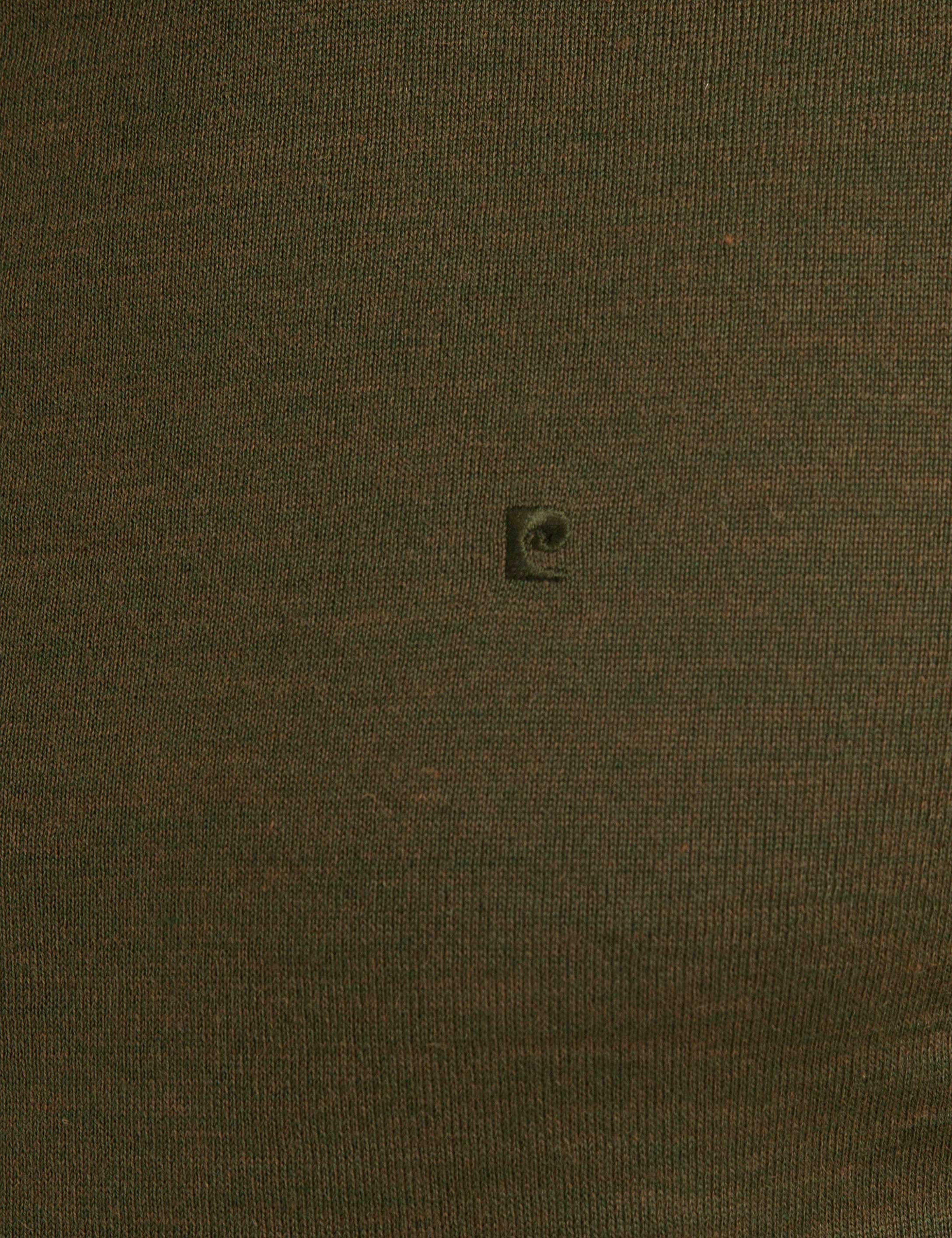 Haki Slim Fit Basic Triko Kazak