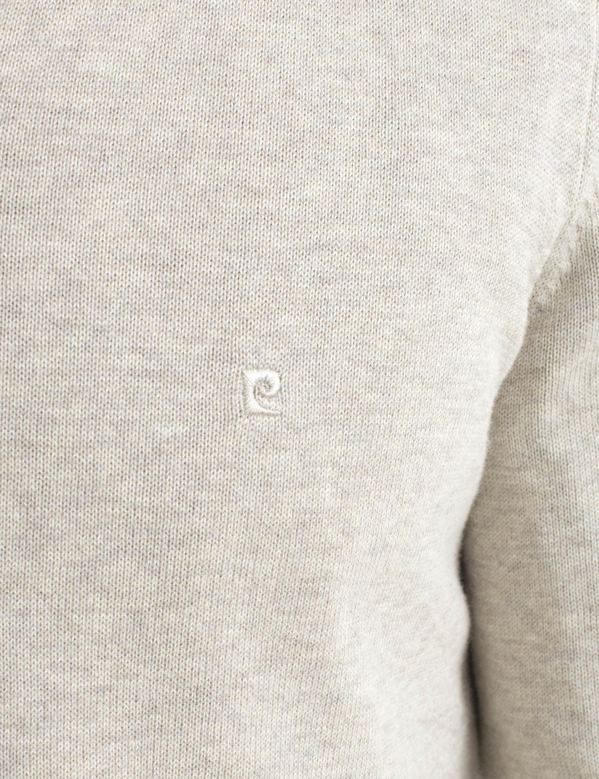 Bej Slim Fit Basic Kazak - 50194205123