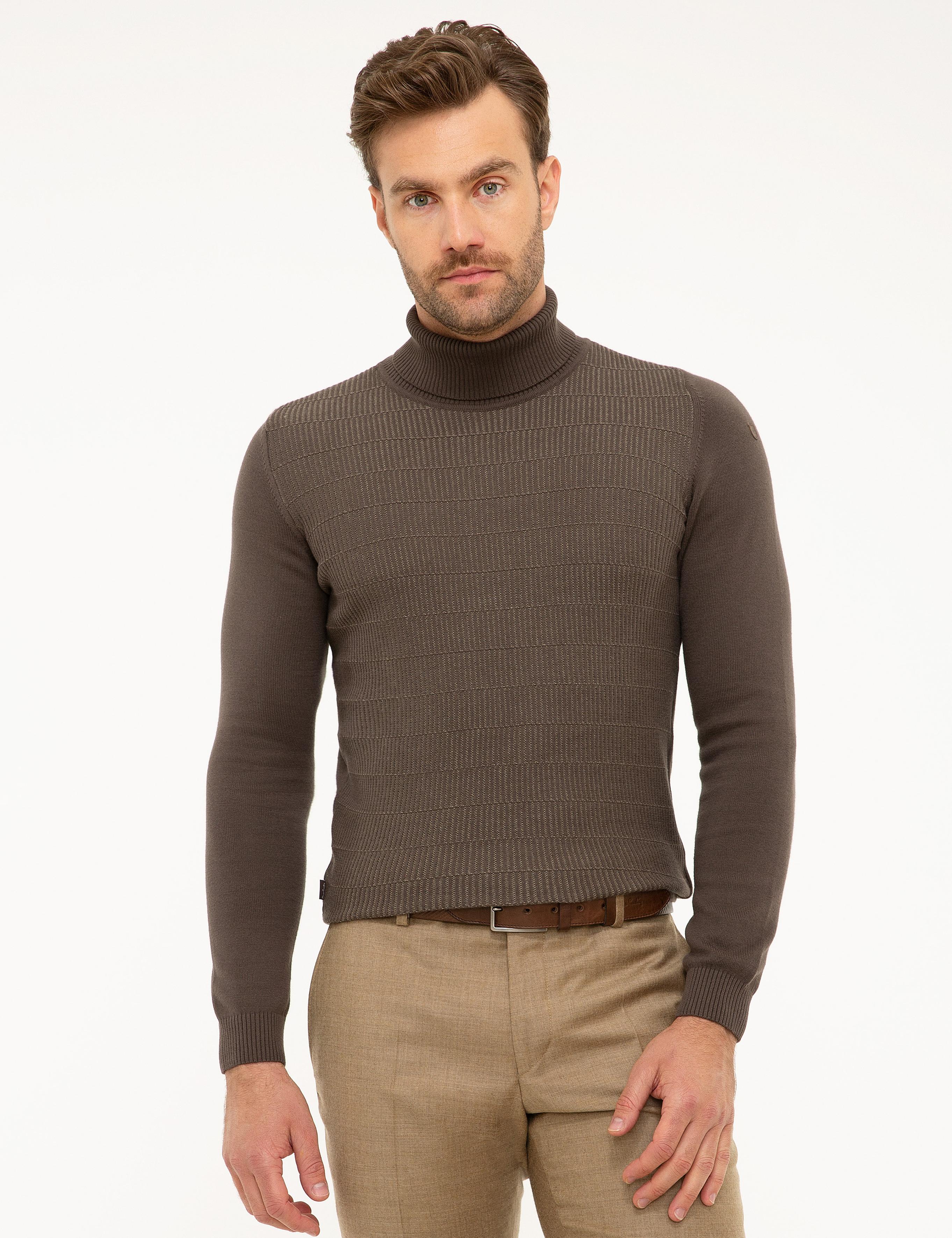 Vizon Slim Fit Triko Kazak