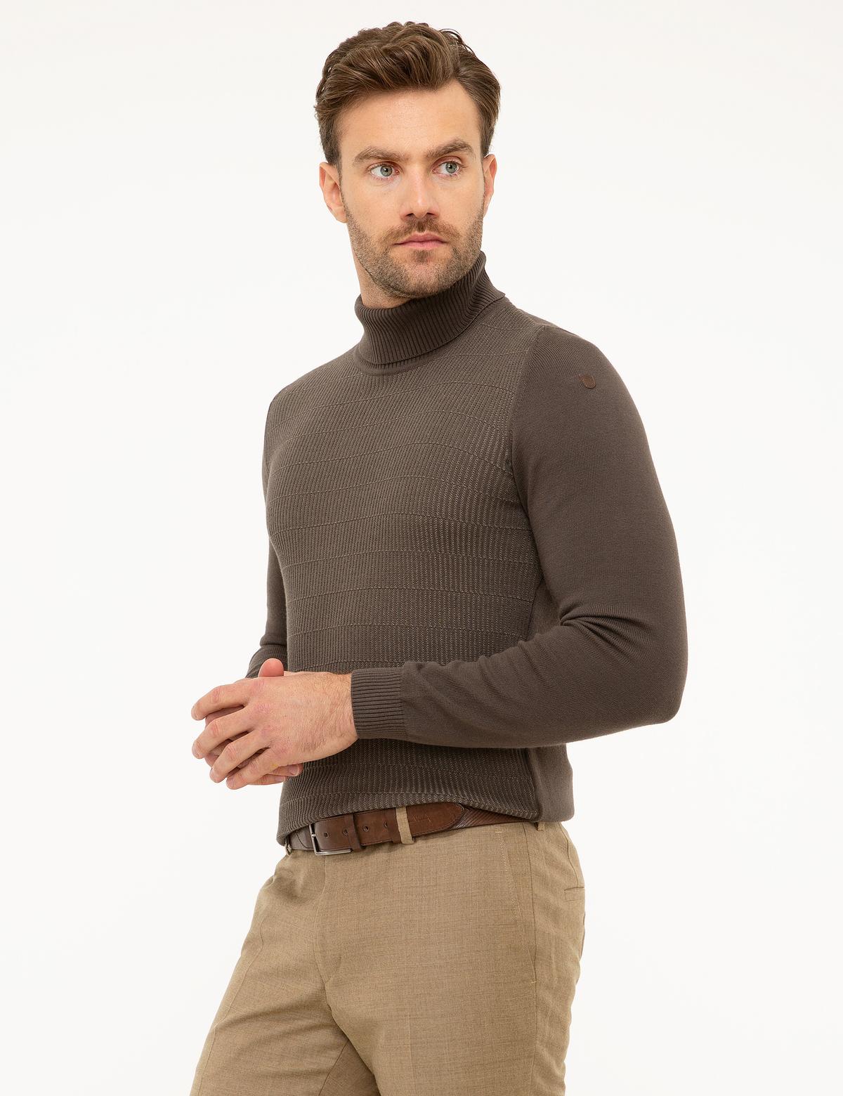 Vizon Slim Fit Triko Kazak - 50194125056