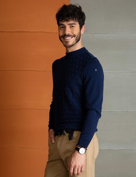 Lacivert Slim Fit Kazak - 50197192021