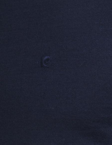 Lacivert Slim Fit Bisiklet Yaka Basic Triko Kazak - 50193440014