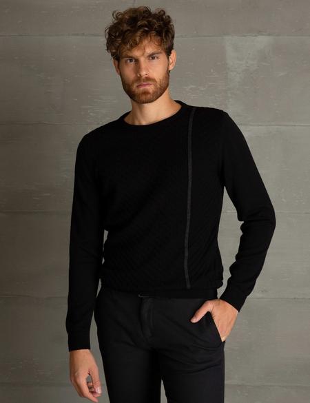 Siyah Triko Kazak - 50194855033