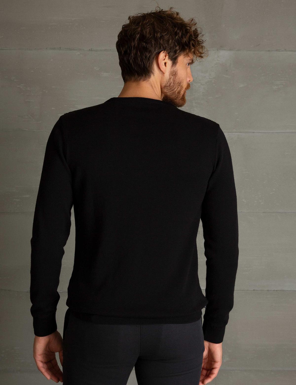 Siyah Triko Kazak - 50194855033