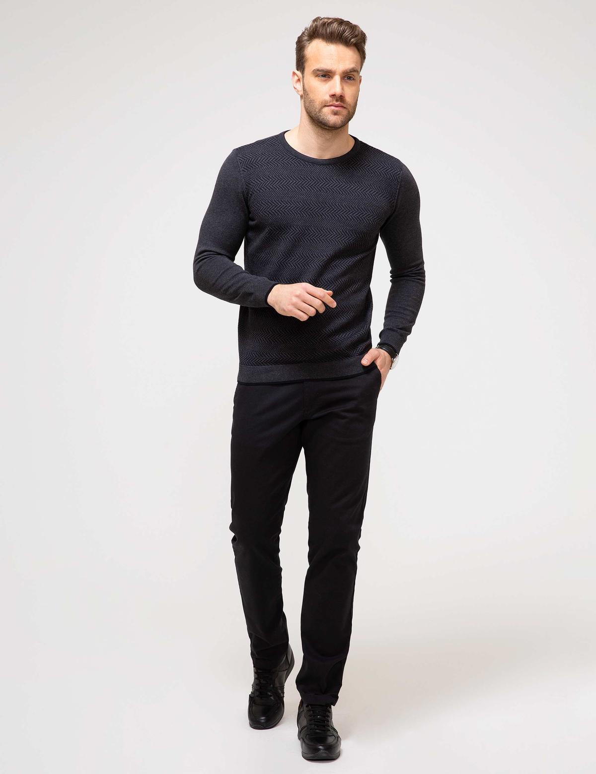 Gri Triko Kazak - 50205186018