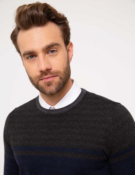 Lacivert Slim Fit Kazak - 50208709007