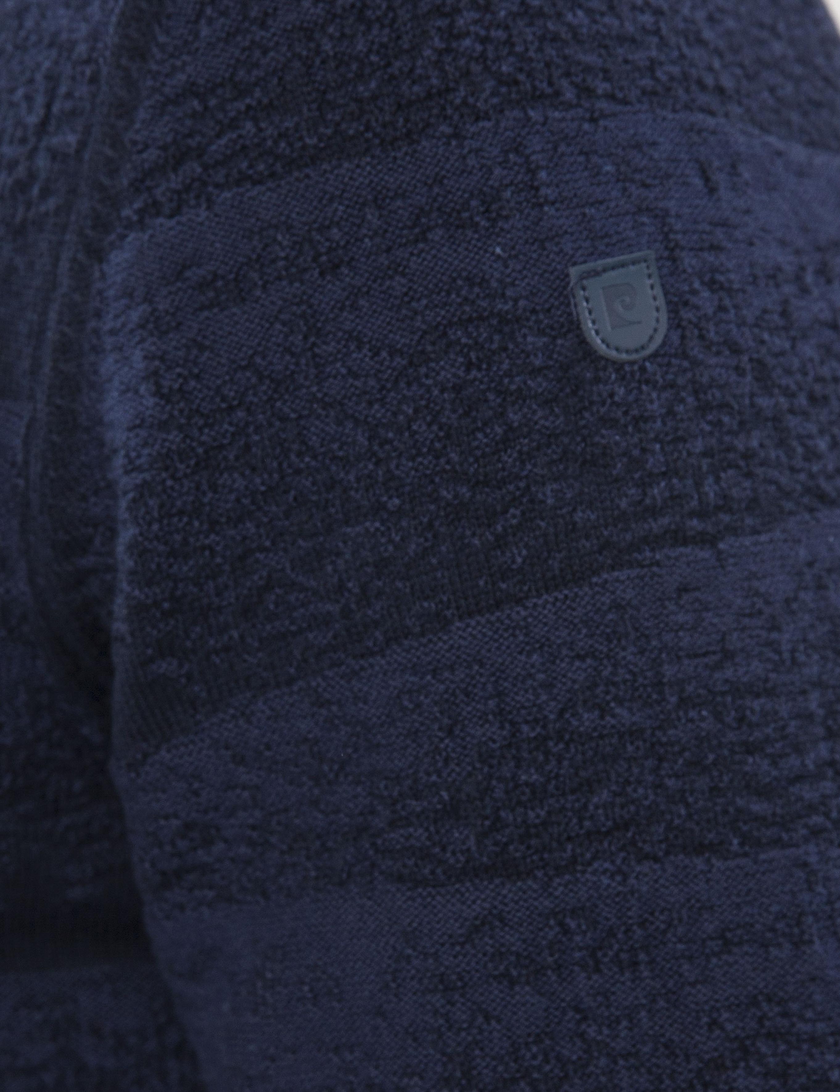 İndigo Mavi Slim Fit Triko Kazak