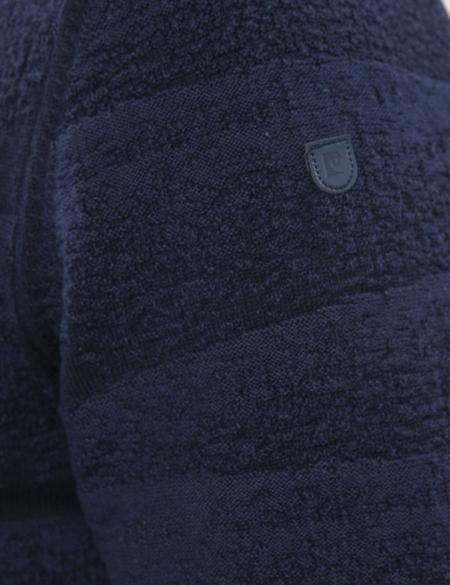 İndigo Mavi Slim Fit Triko Kazak - 50193412044