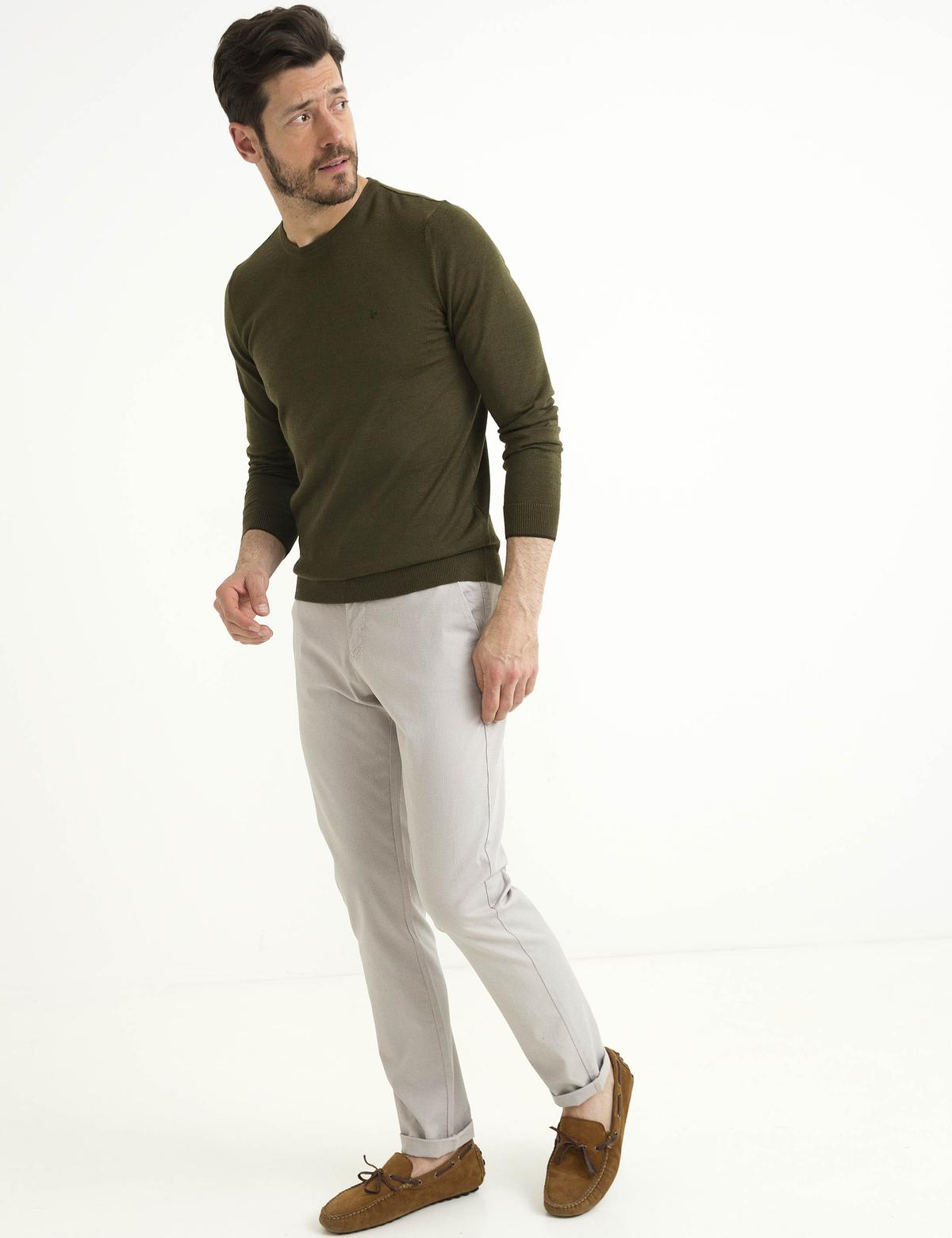 Haki Triko Kazak - 50193440064