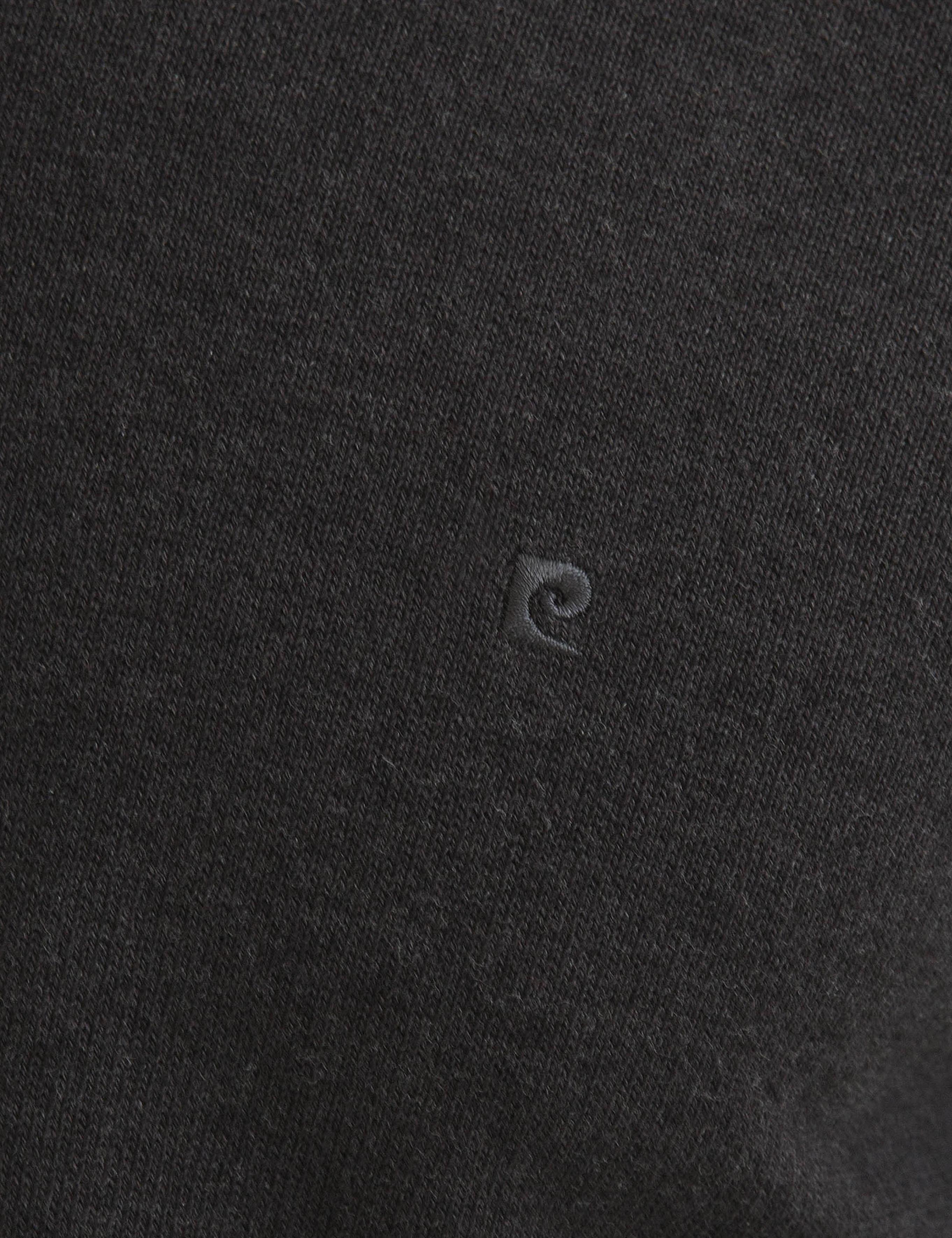 Antrasit Melanj Slim Fit Basic Kazak