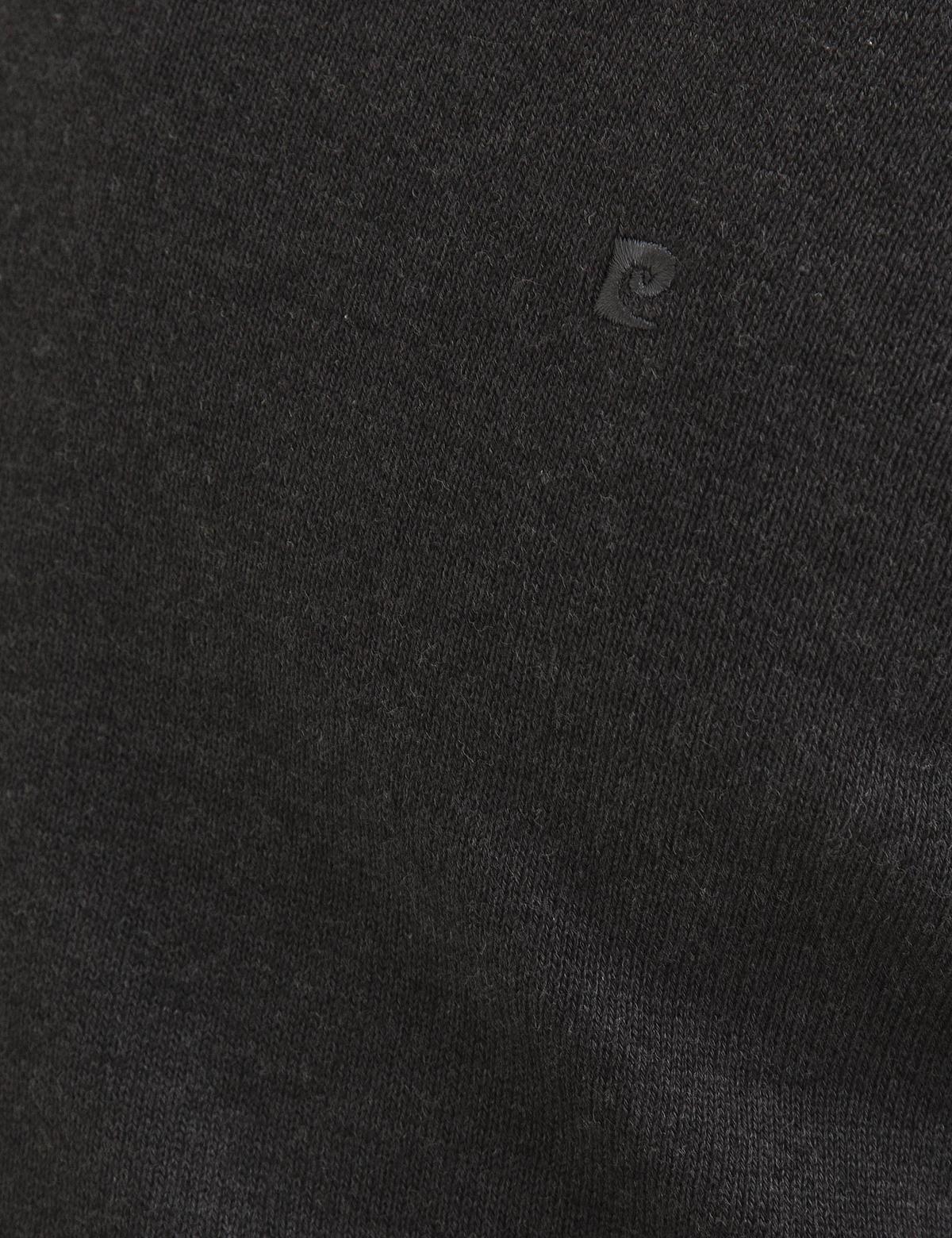 Antrasit Melanj Slim Fit V Yaka Basic Triko Kazak - 50194205093