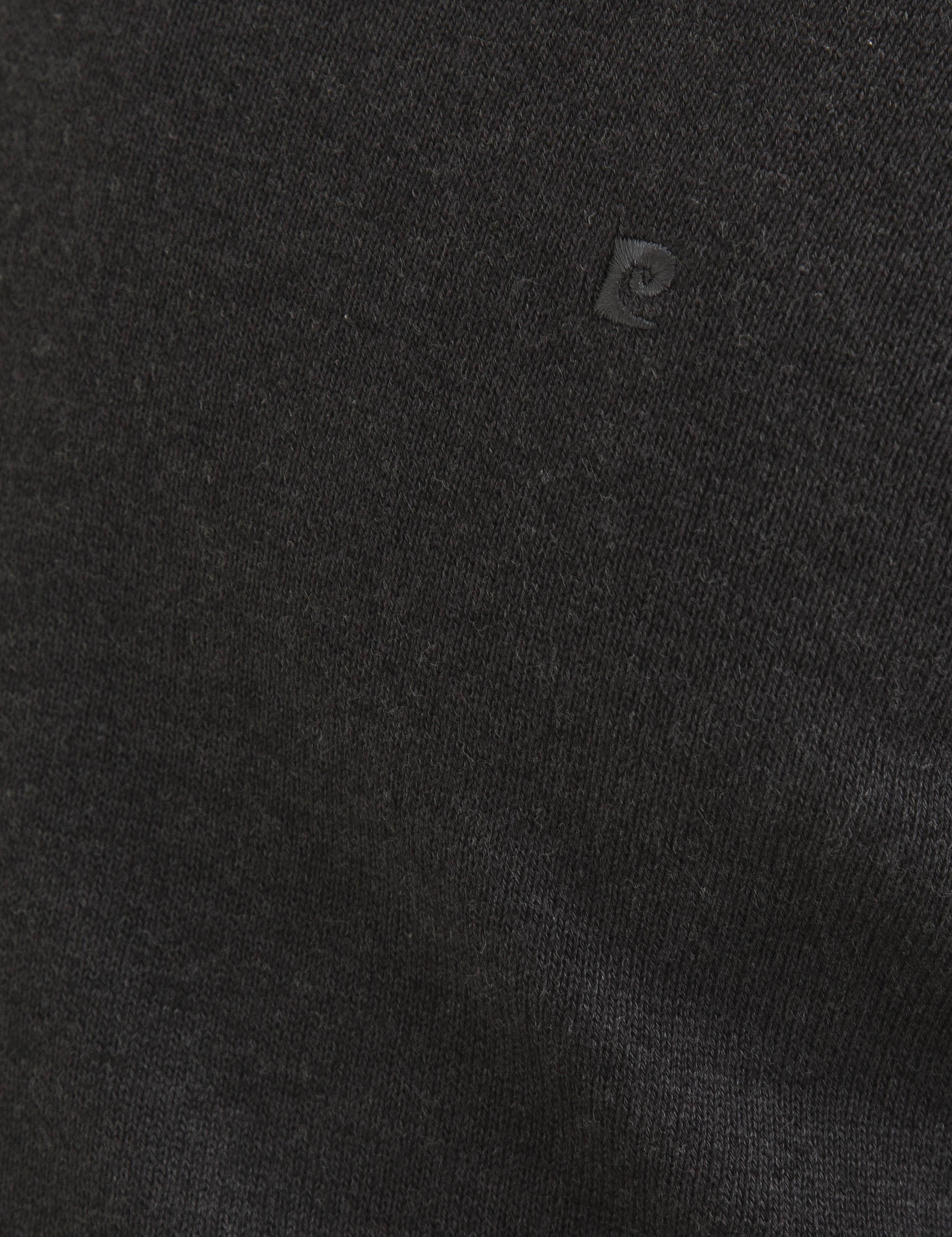 Antrasit Melanj Slim Fit V Yaka Basic Triko Kazak - Image 3