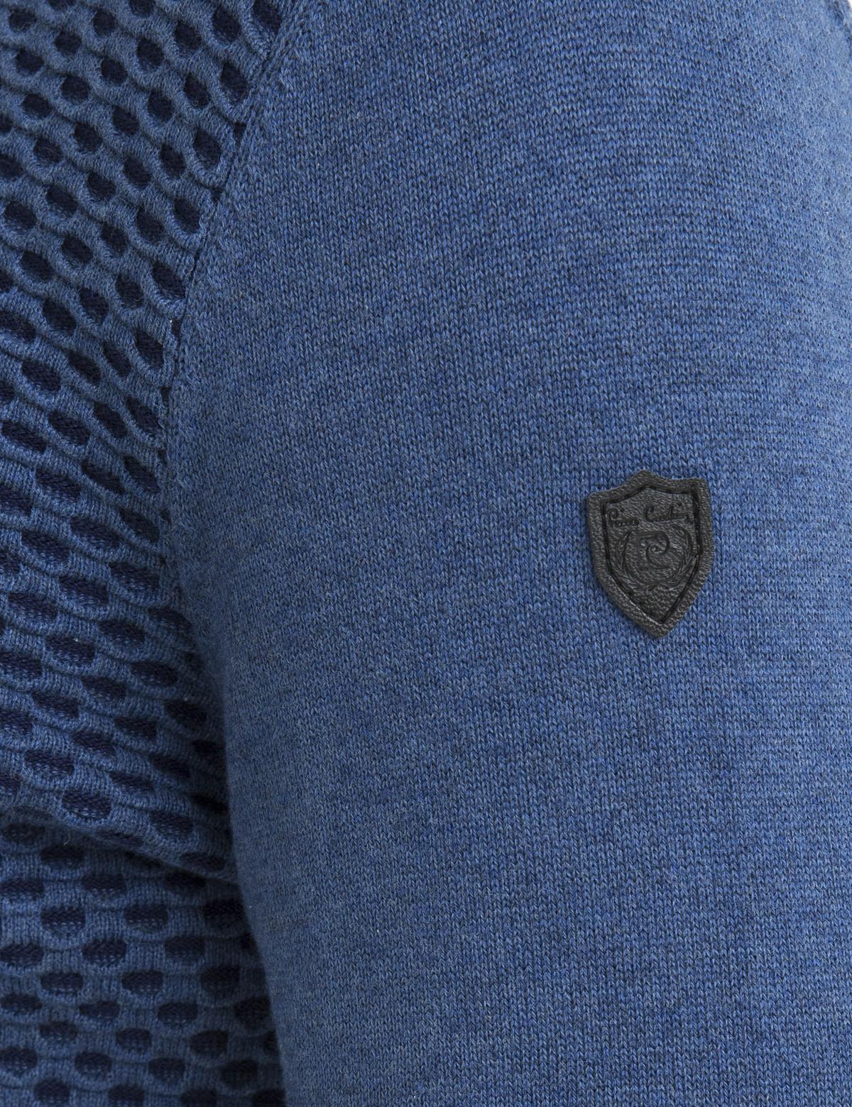 İndigo Mavi Slim Fit Triko Kazak - 50195744047