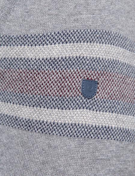 Gri Melanj Slim Fit Triko Kazak - 50208704016