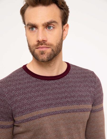 Turuncu Slim Fit Triko Kazak - 50208709016