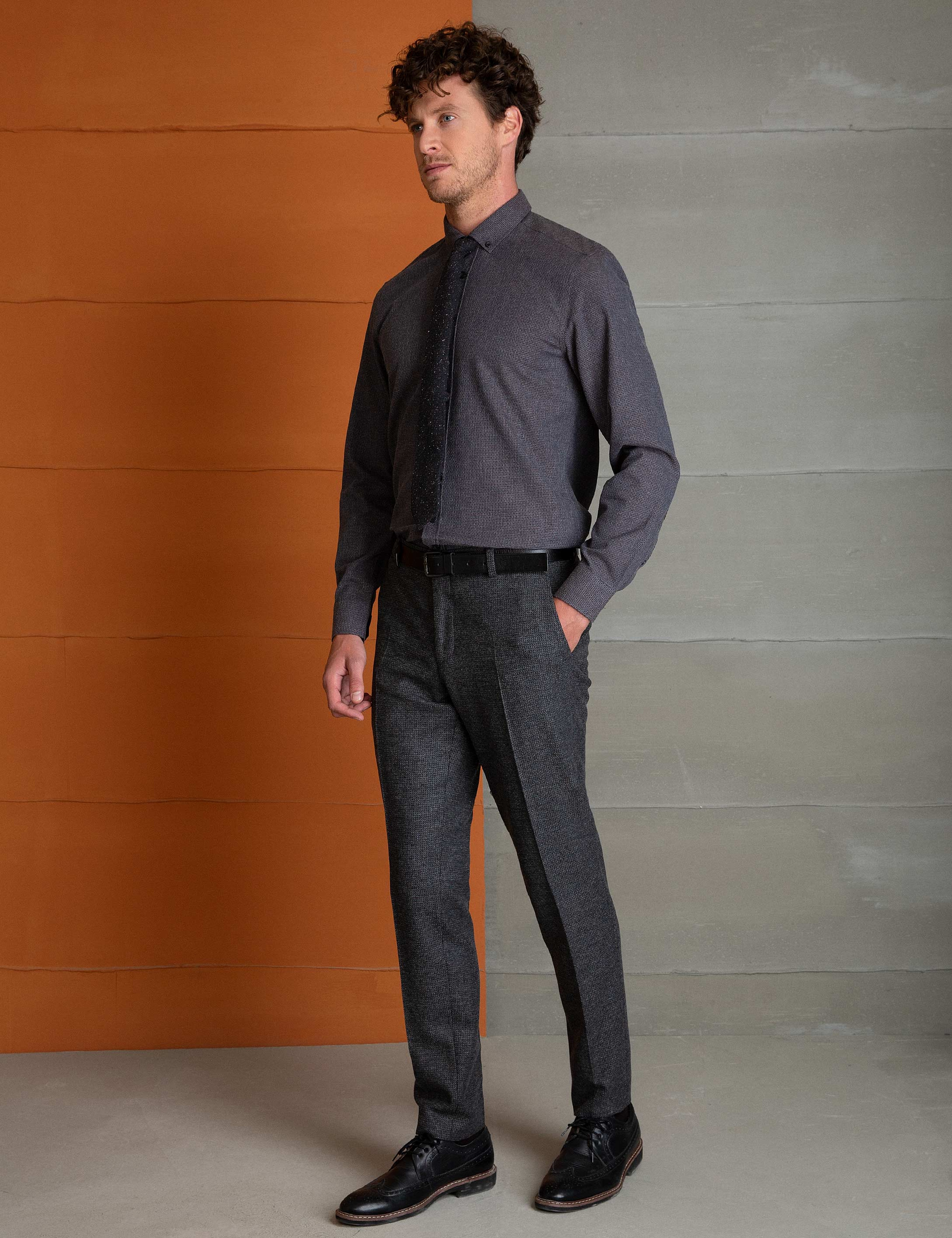 Füme Ekstra Slim Fit Pantolon - Image 2