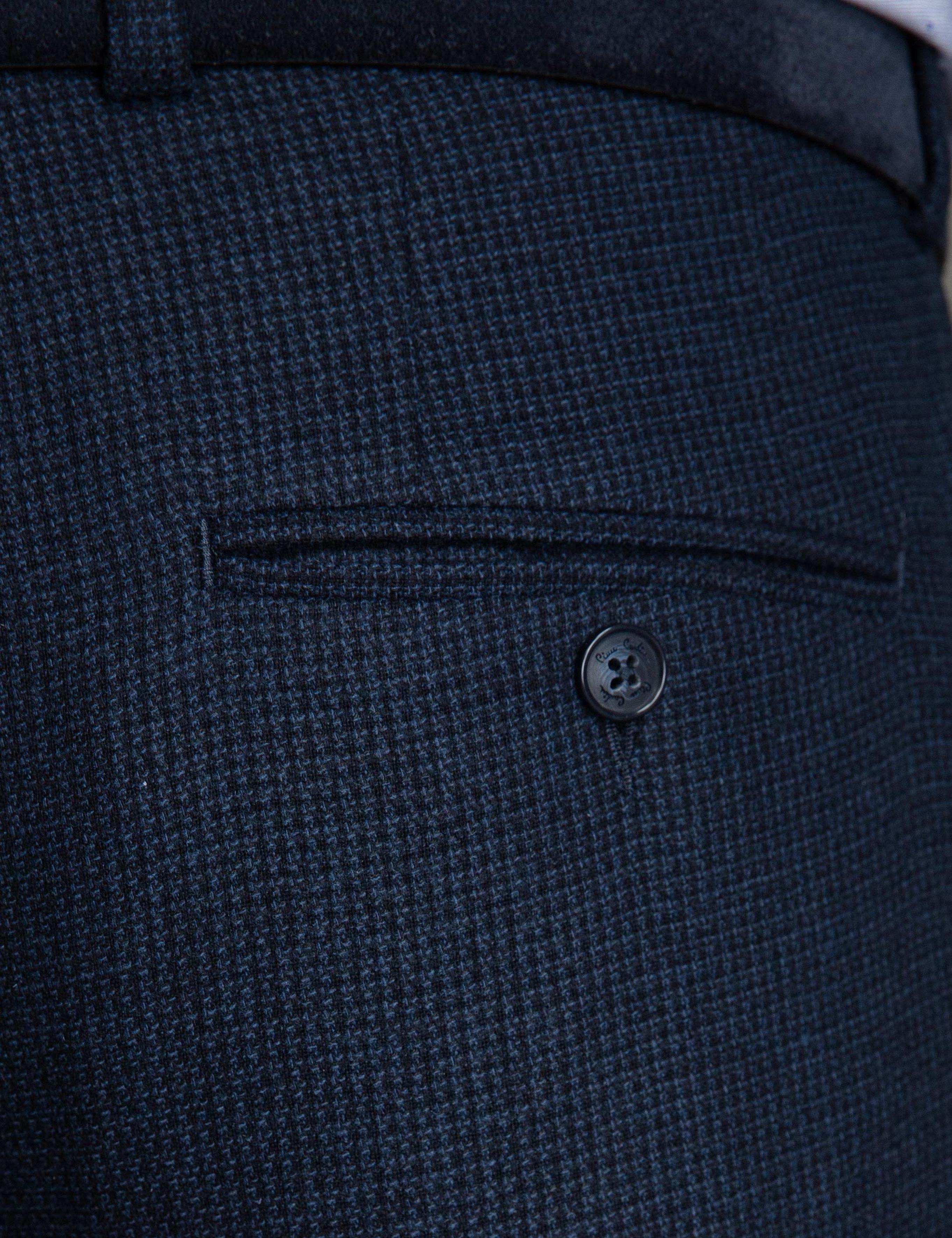 Lacivert Ex. Slim Fit Kumaş Pantolon