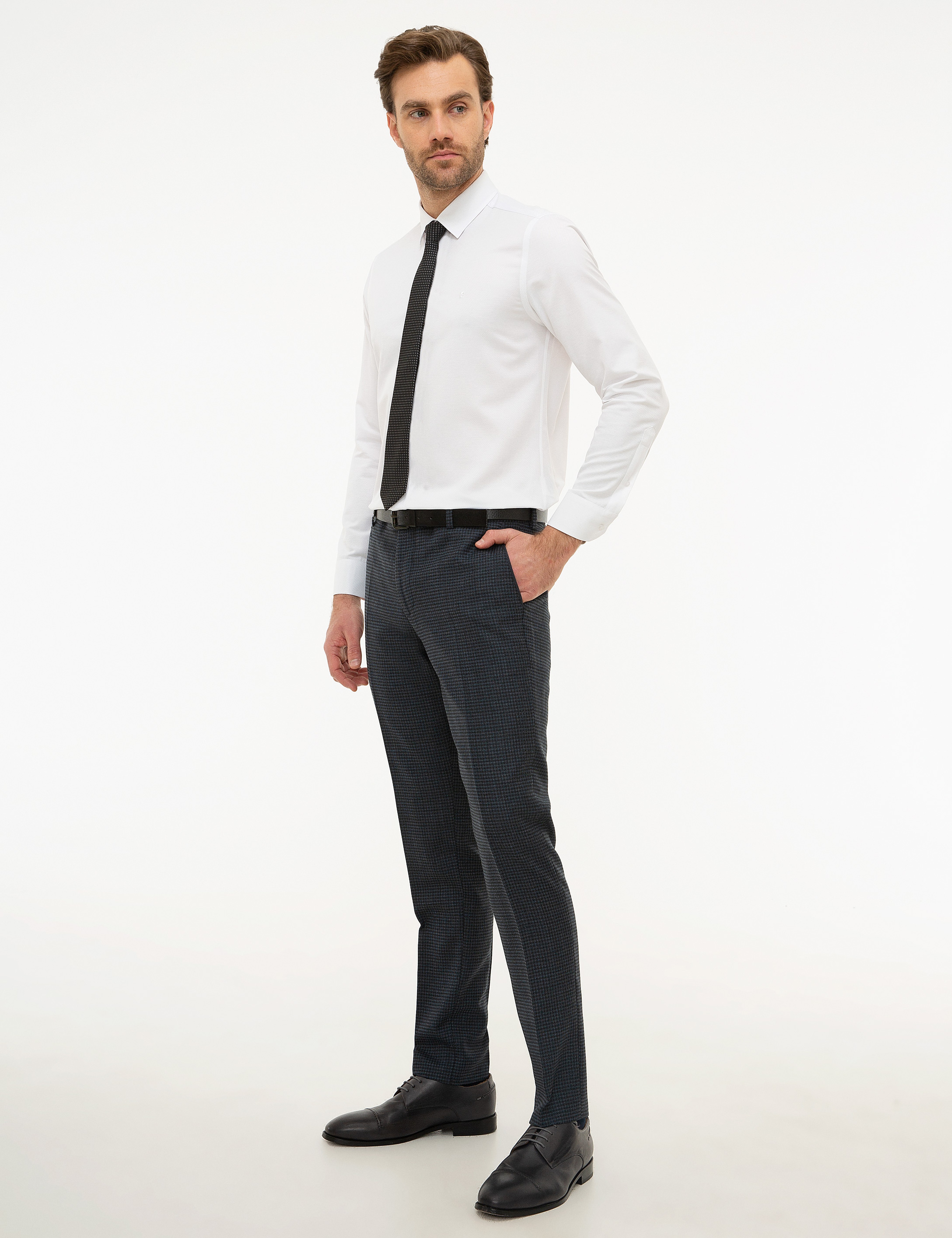 Lacivert Ekstra Slim Fit Pantolon - Image 2