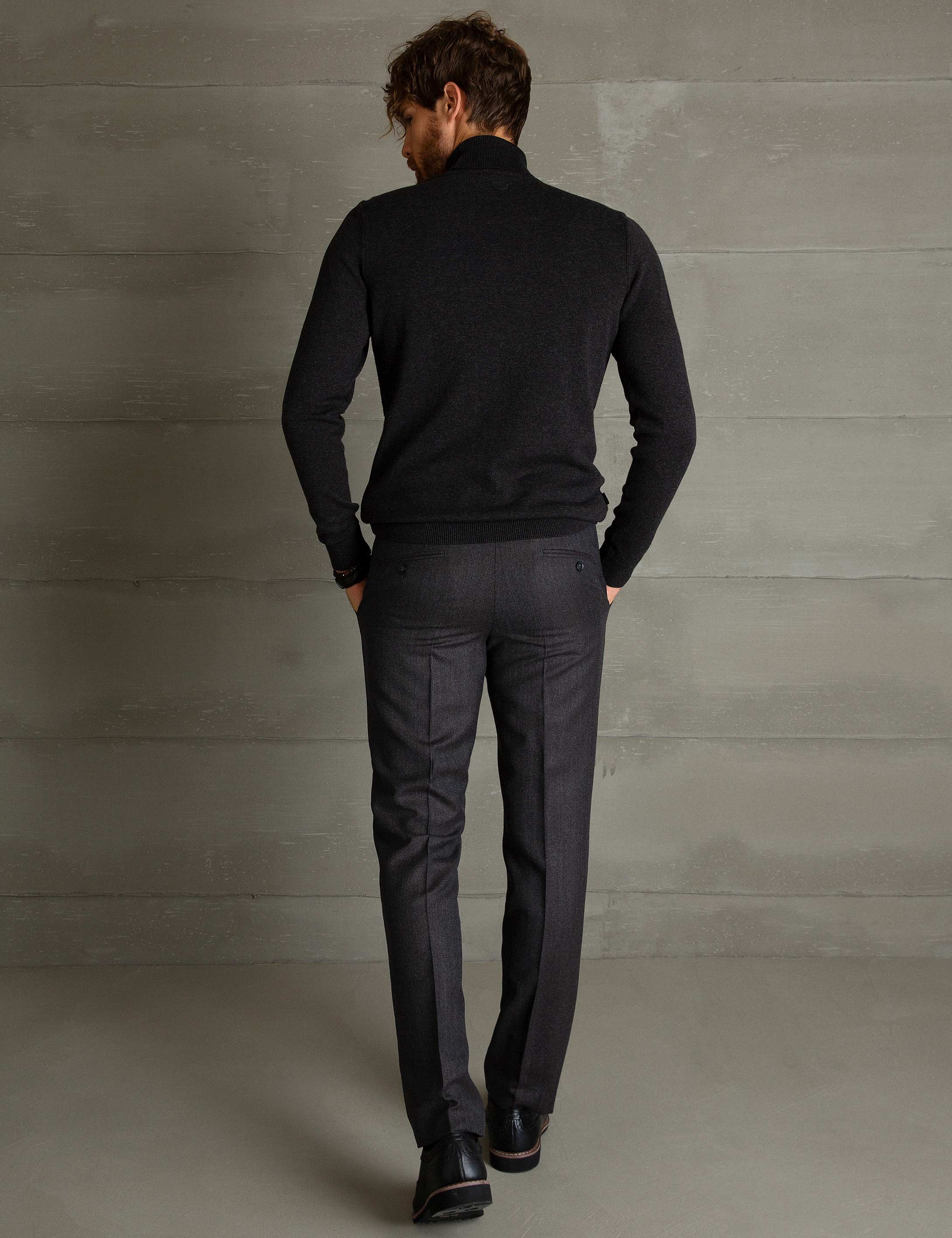 Antrasıt Slim Fit Pantolon - Image 3