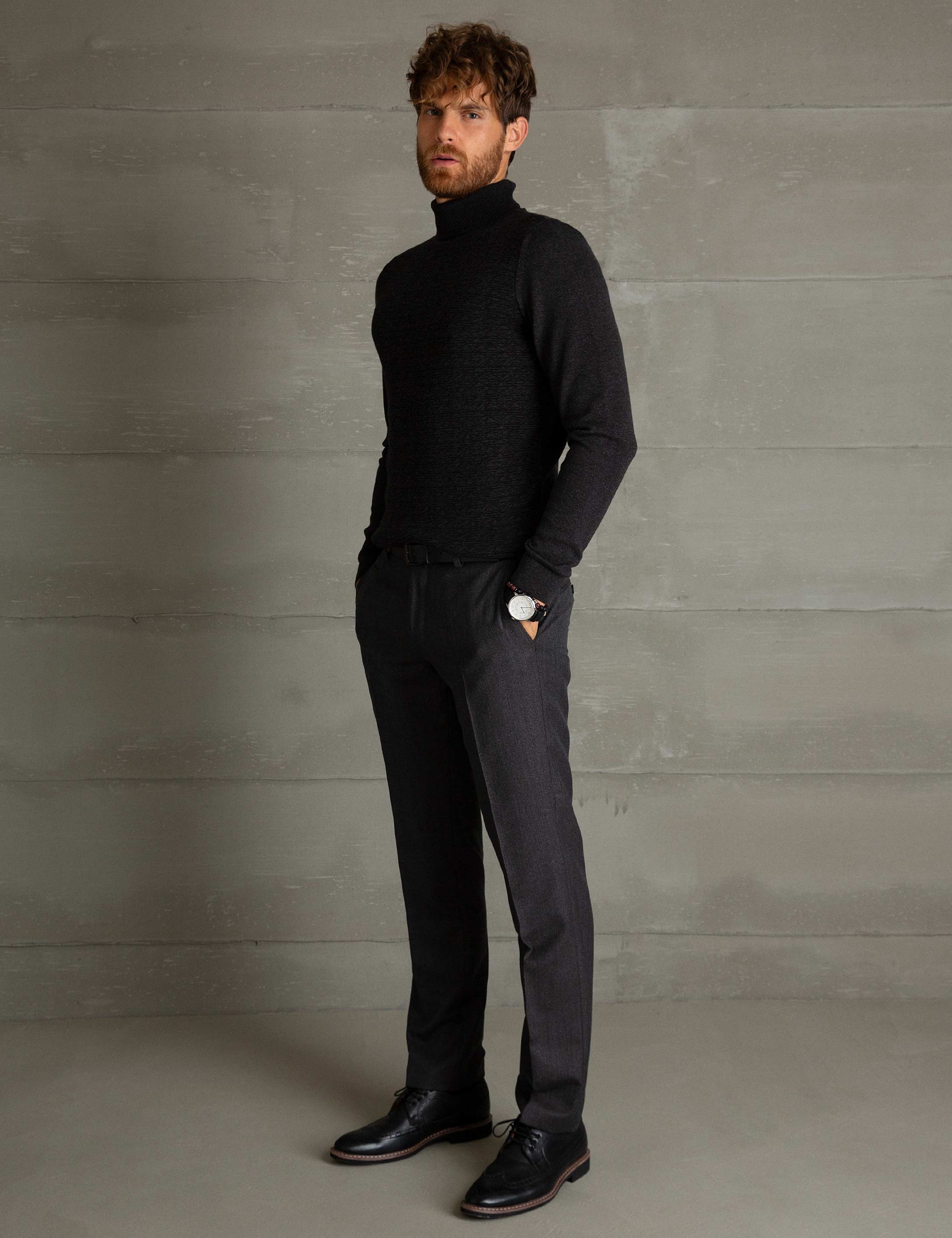 Antrasıt Slim Fit Pantolon