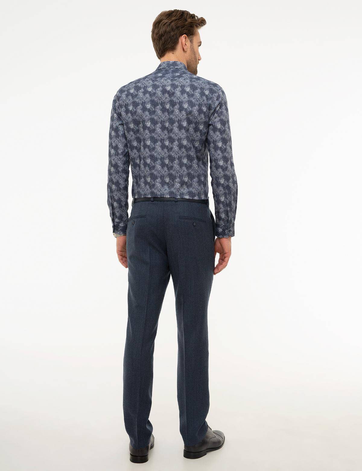 Lacivert Slim Fit Kumaş Pantolon - 50194556024