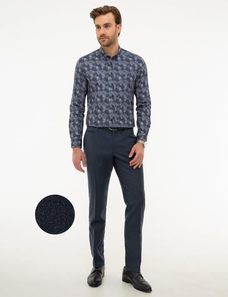Lacivert Slim Fit Kumaş Pantolon - 50194556024