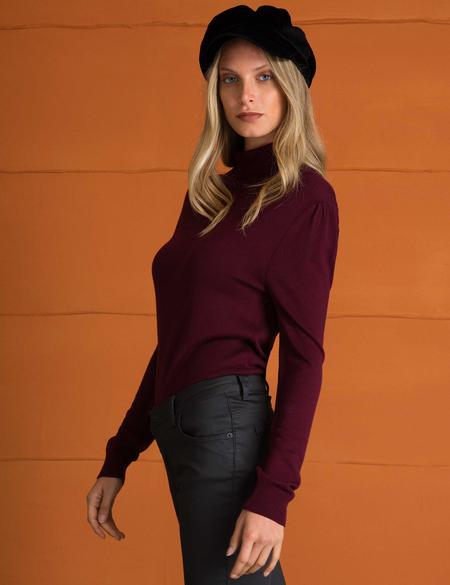 Bordo Slim Fit Kazak - 50197184040