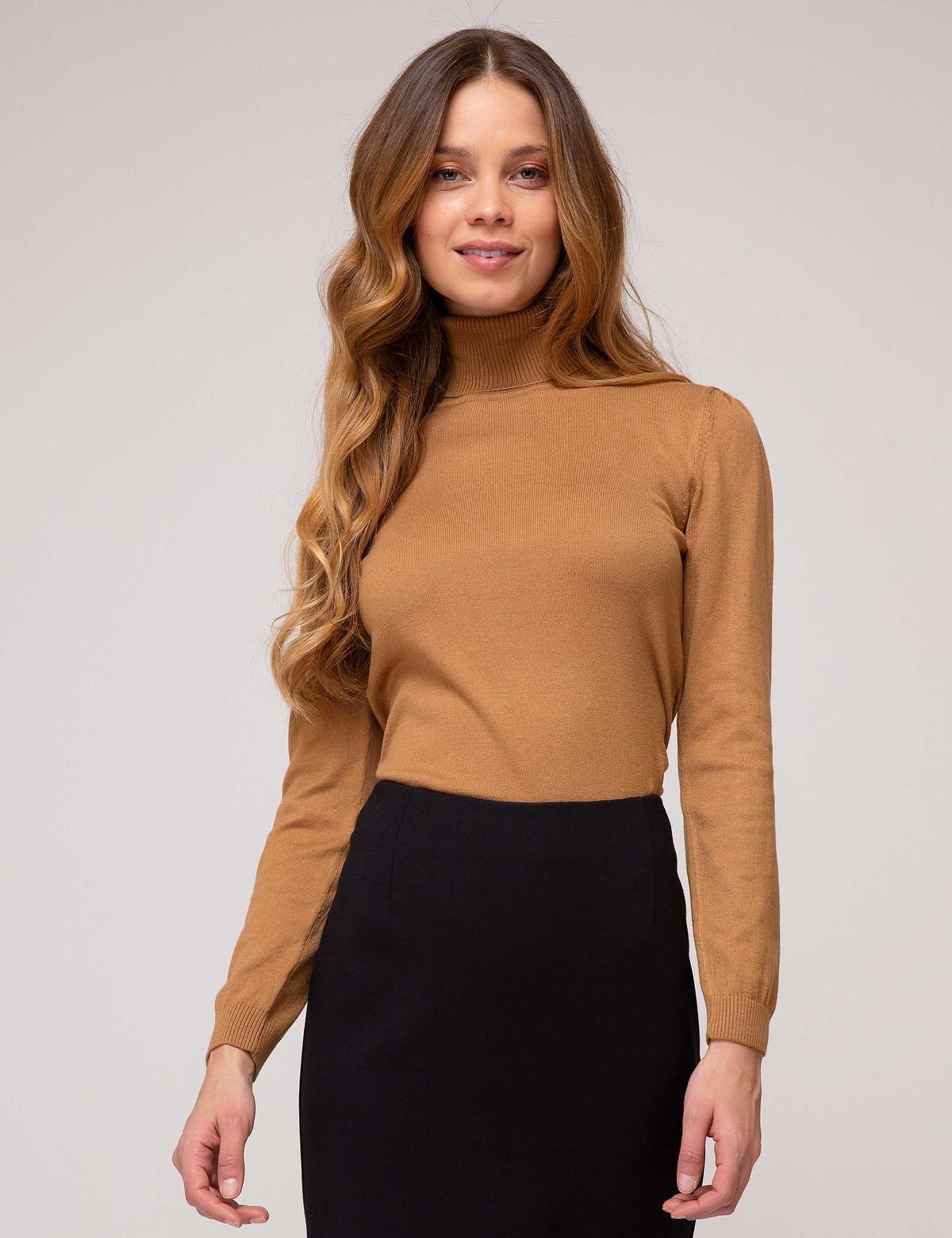 Camel Slim Fit Kazak