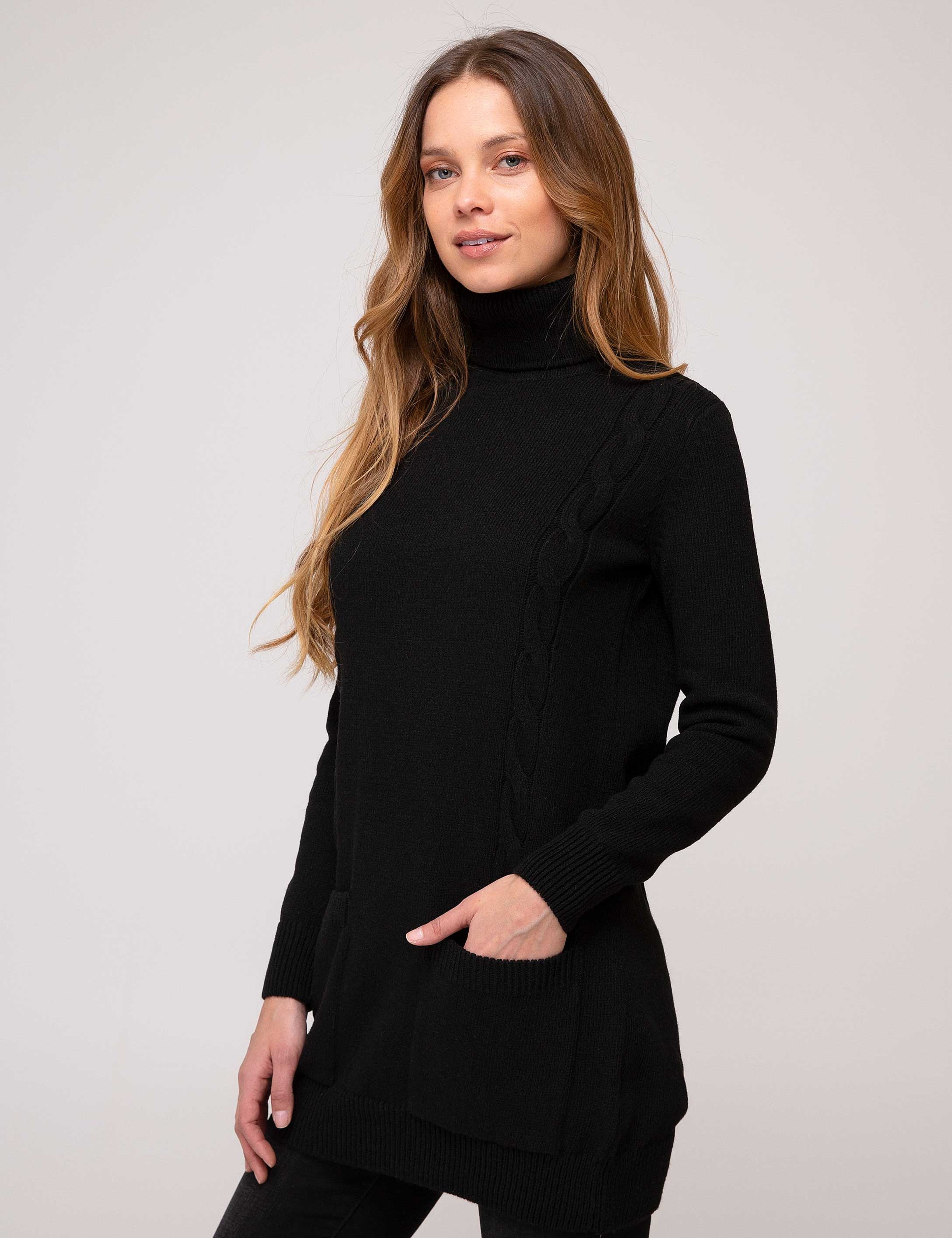 Siyah Oversize Kazak