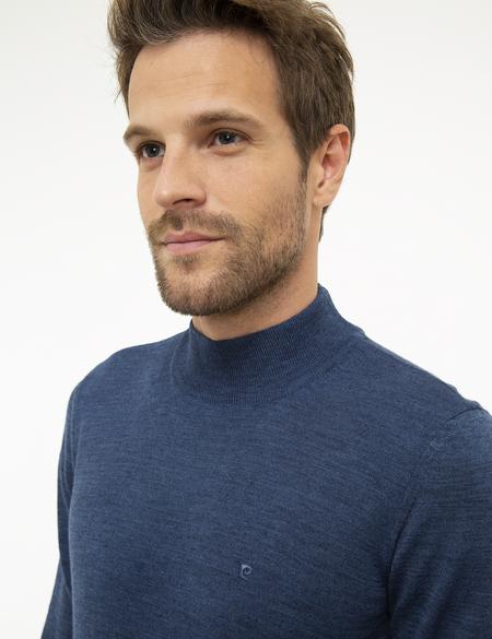 İndigo Slim Fit Basic Kazak - 50206758047