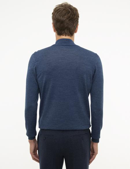 İndigo Slim Fit Basic Kazak - 50206758047