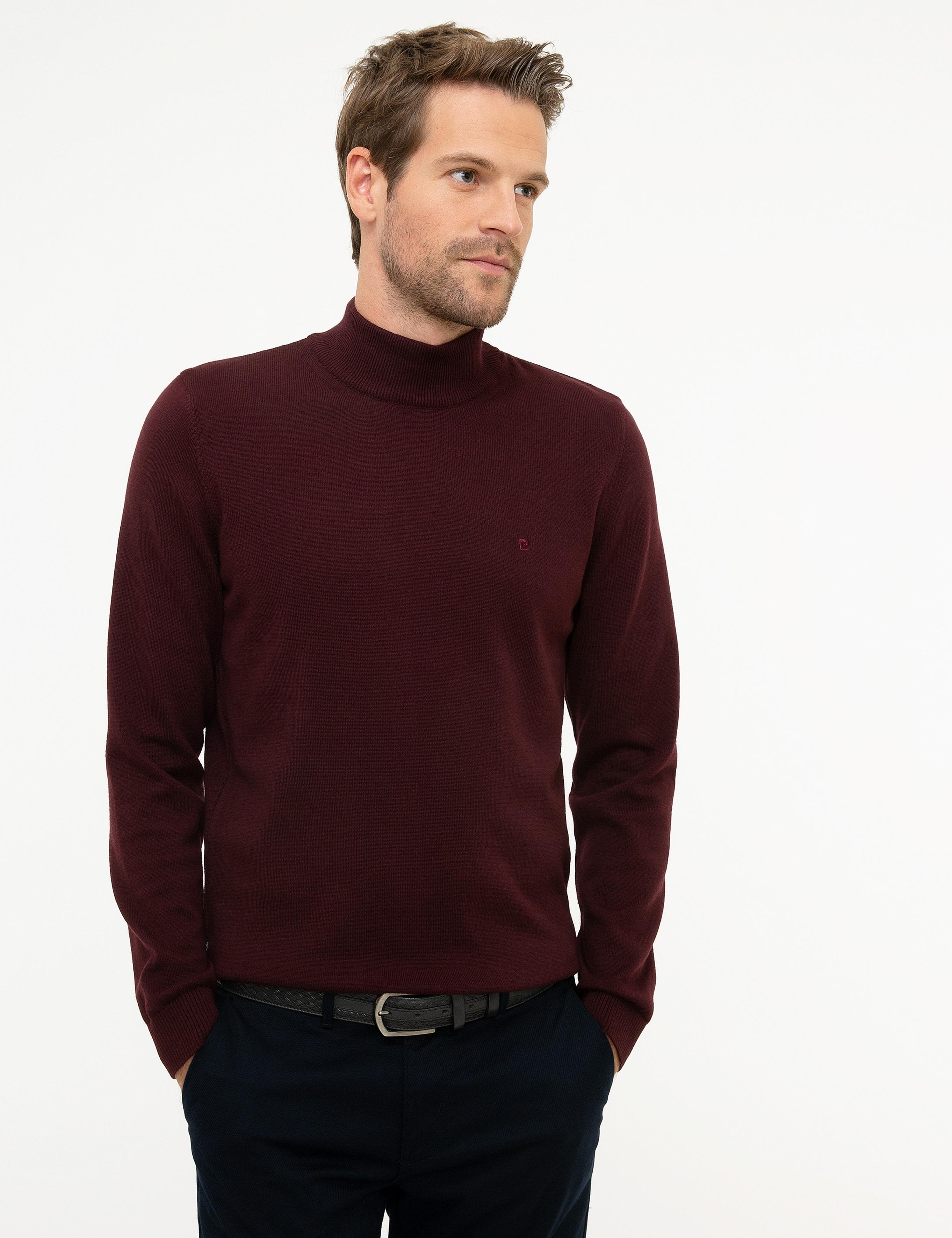 Bordo Slim Fit Basic Kazak