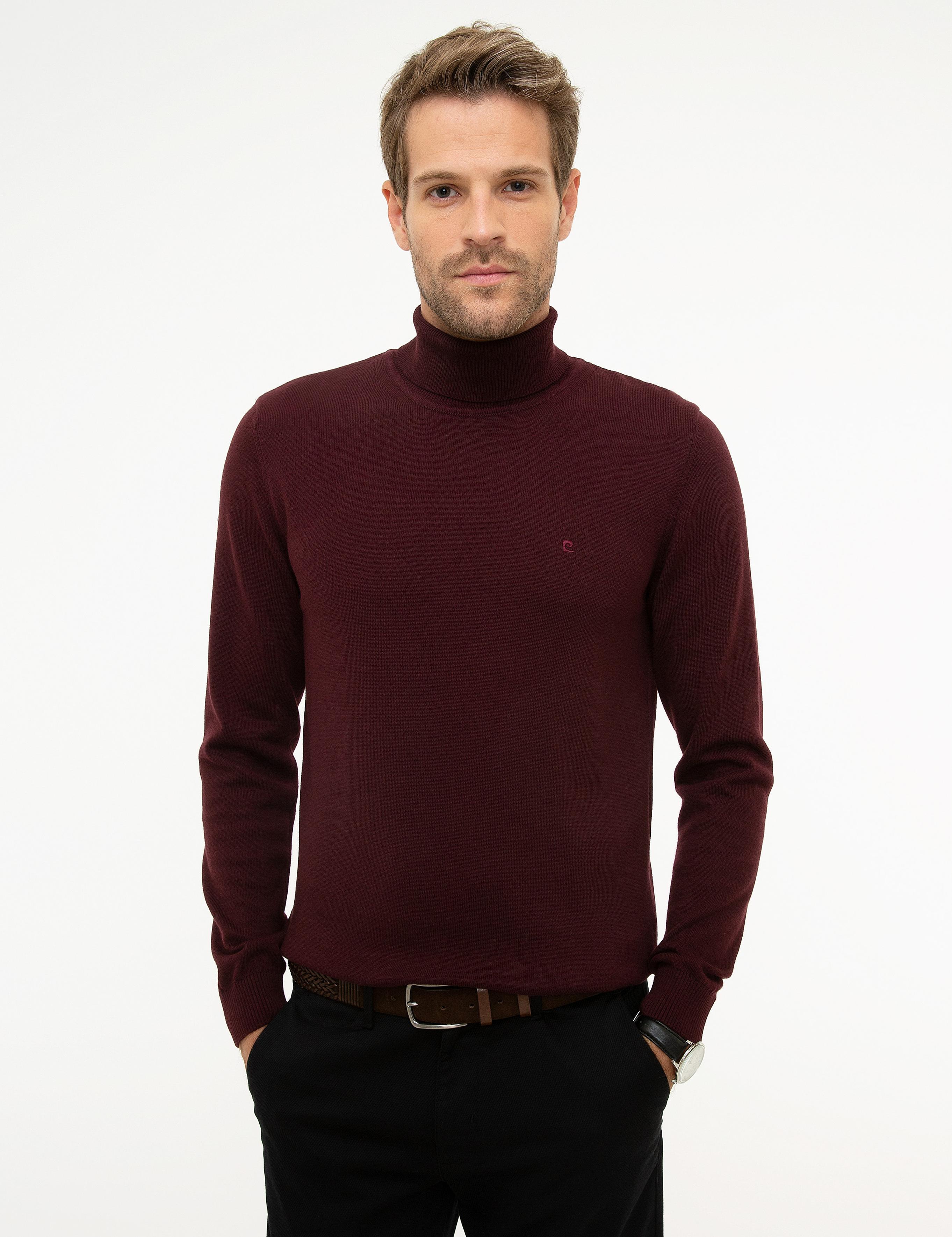Bordo Slim Fit Basic Kazak