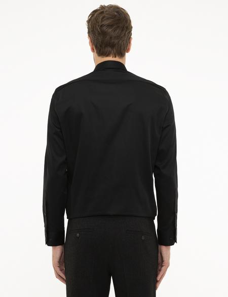 Siyah Regular Fit Uzun Kollu Klasik Gömlek - 50207634010