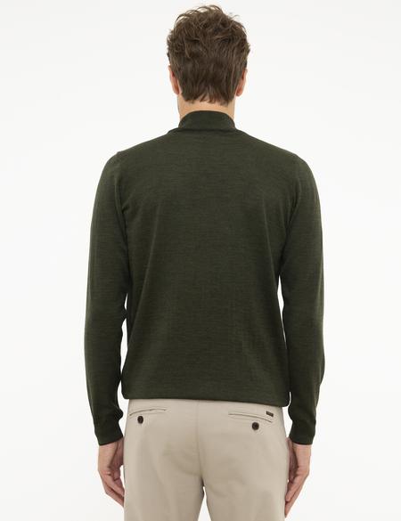 Yeşil Triko Kazak - 50206758036