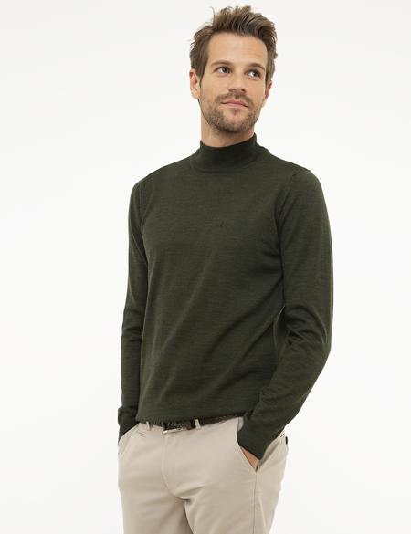 Yeşil Triko Kazak - 50206758036