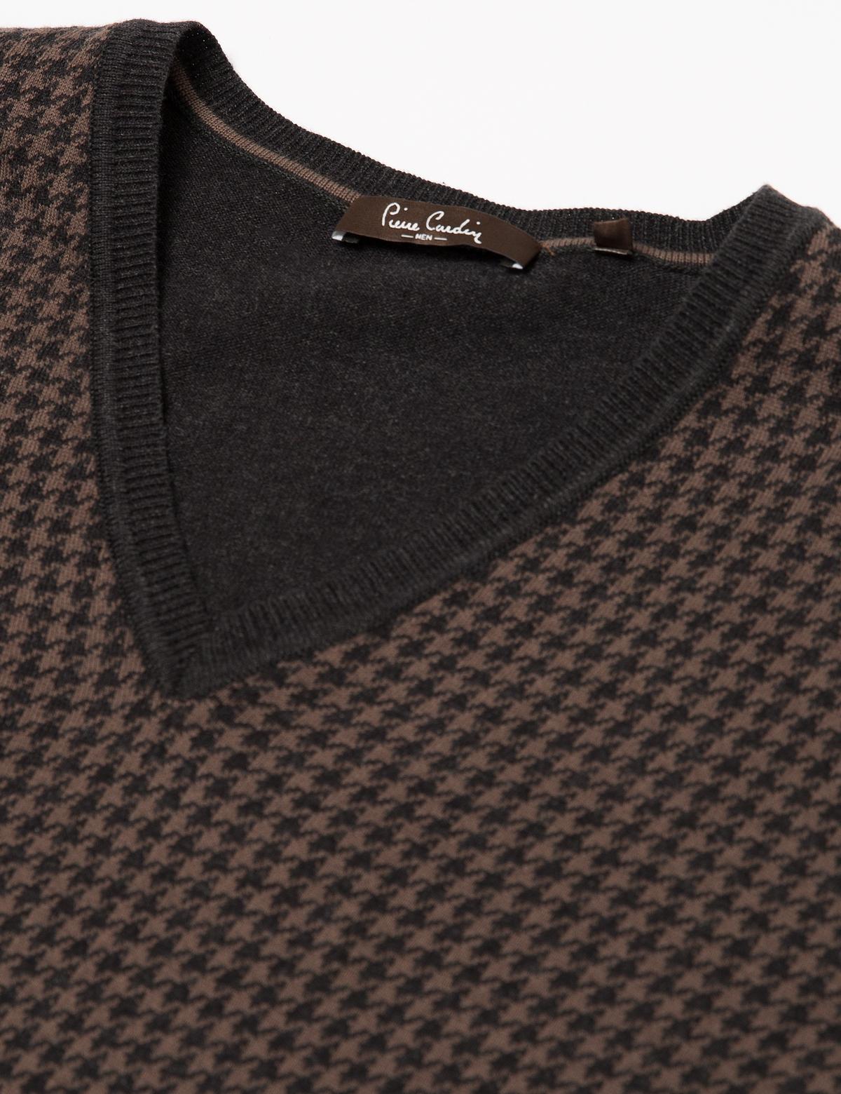 Kahverengi Triko Kazak - 50174915001