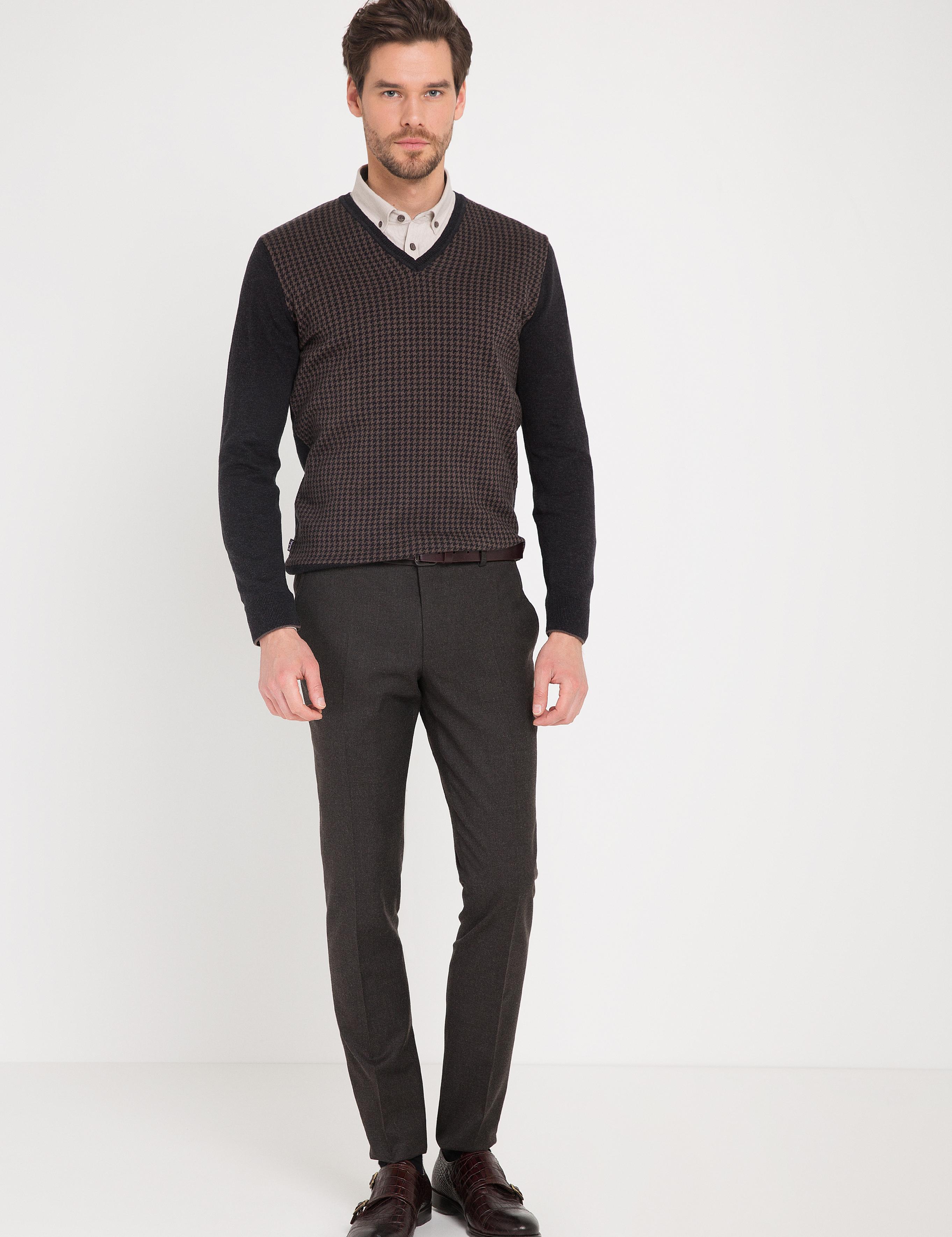 Kahverengi Triko Kazak