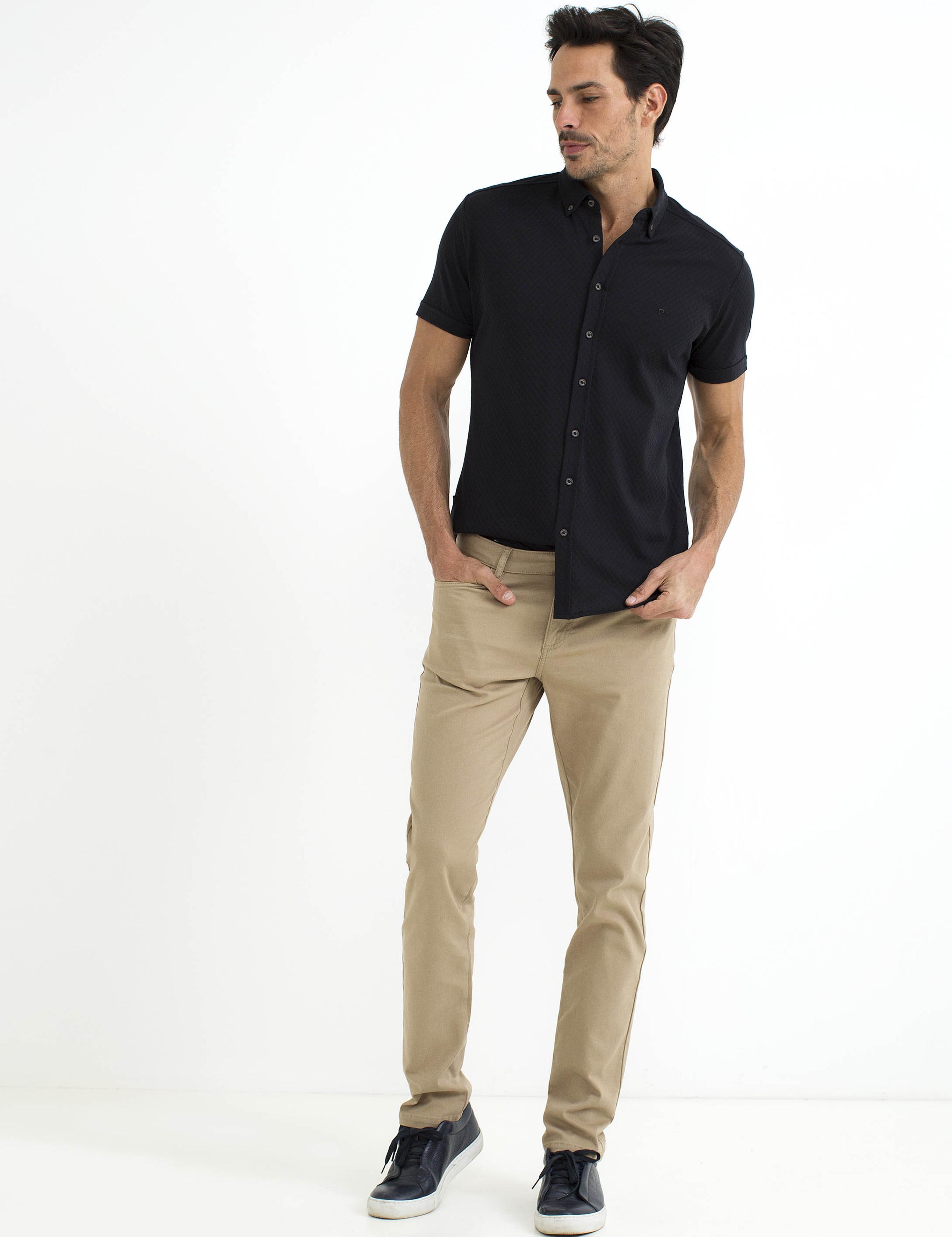 Camel Slim Fit Chino Pantolon