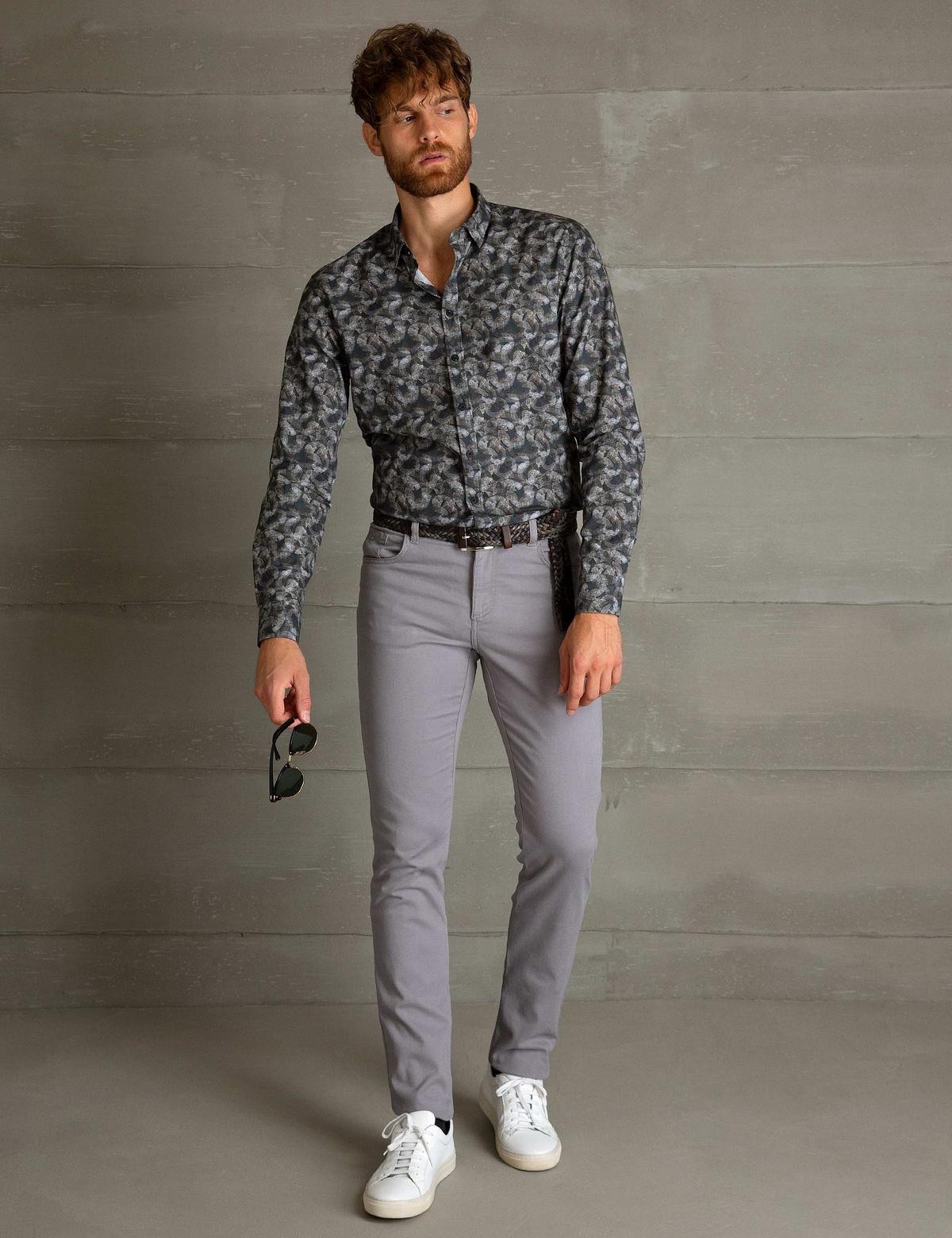 Yeşil Regular Fit Gömlek