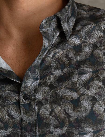 Yeşil Regular Fit Gömlek - 50193886002