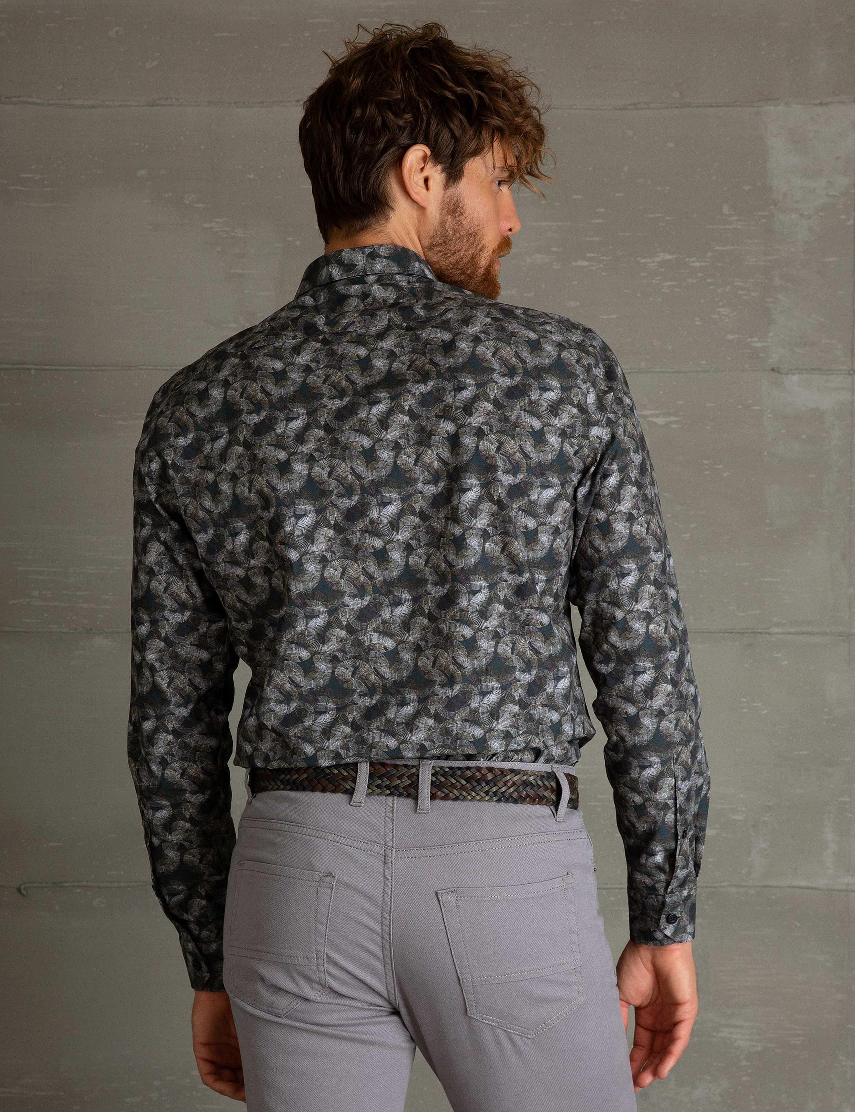 Yeşil Regular Fit Gömlek