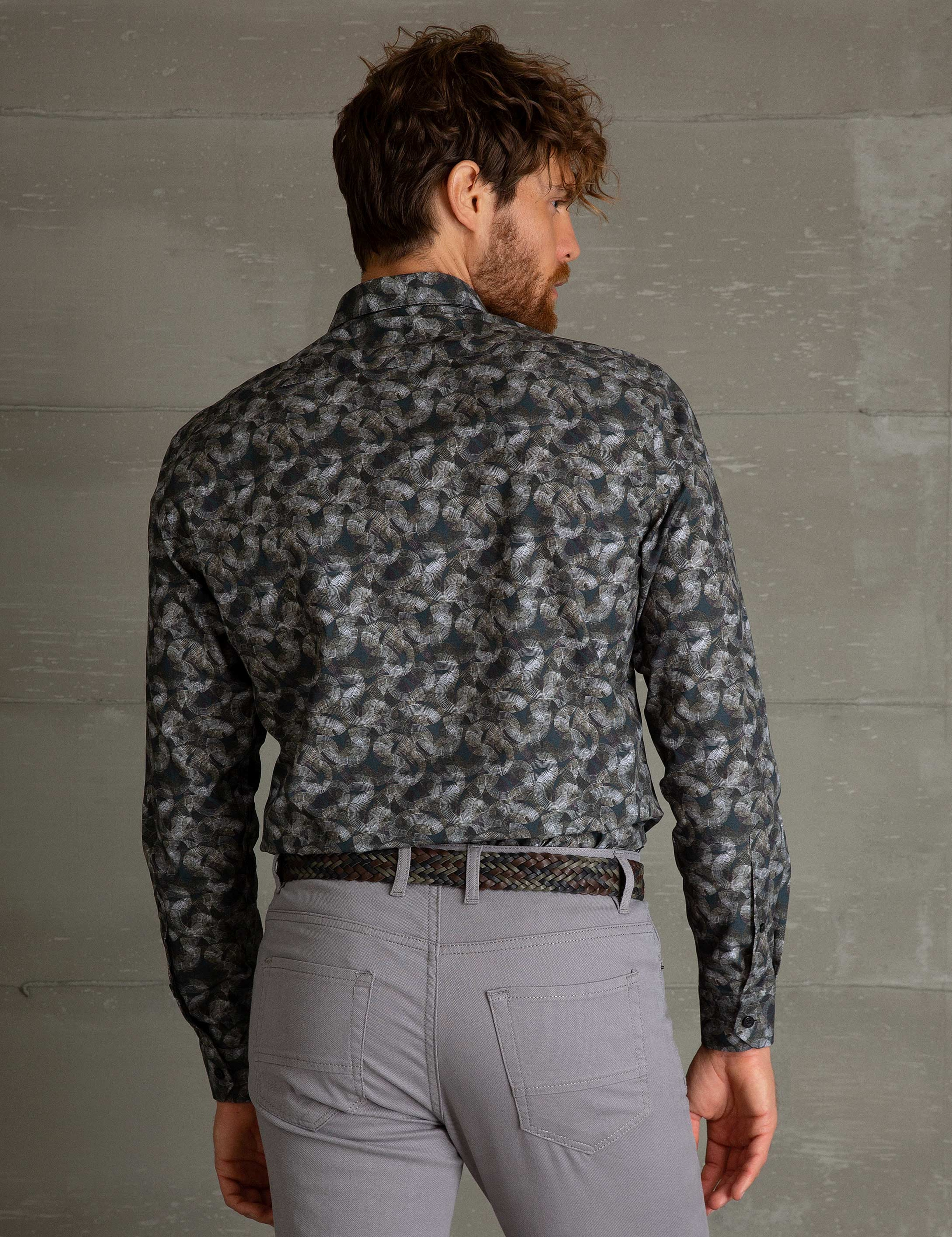 Yeşil Regular Fit Gömlek - Image 3