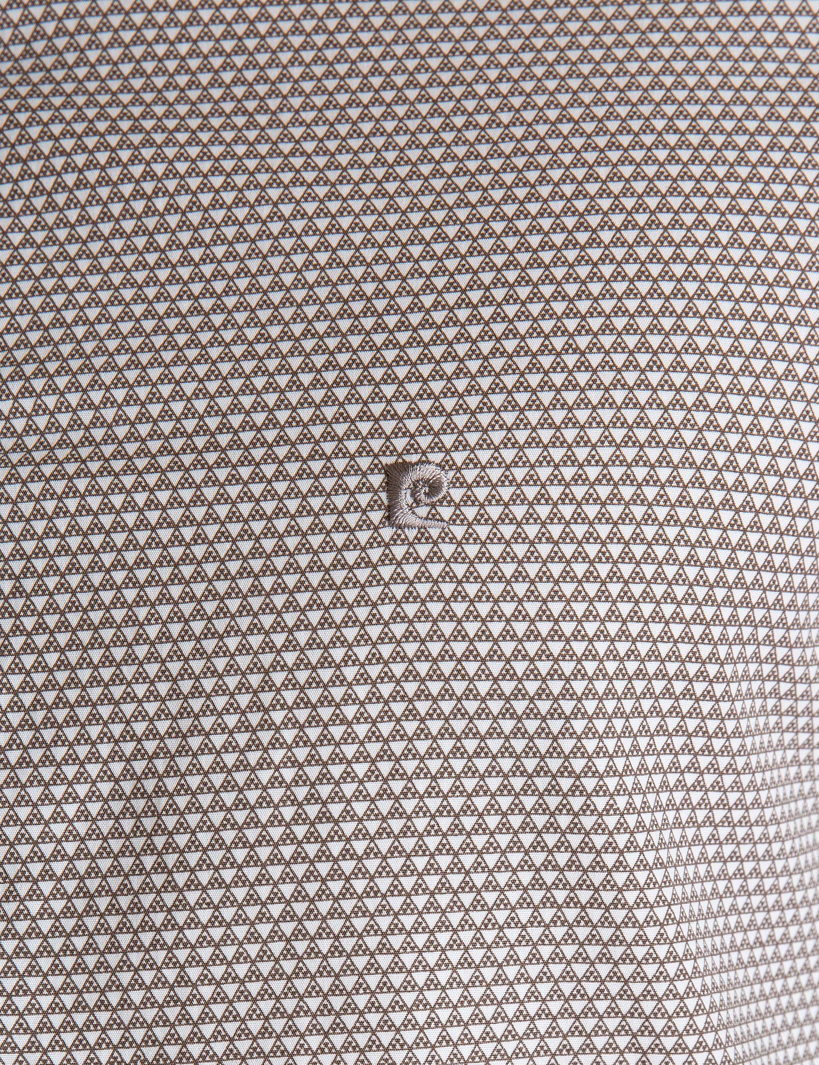 Kahverengi Slim Fit Gömlek