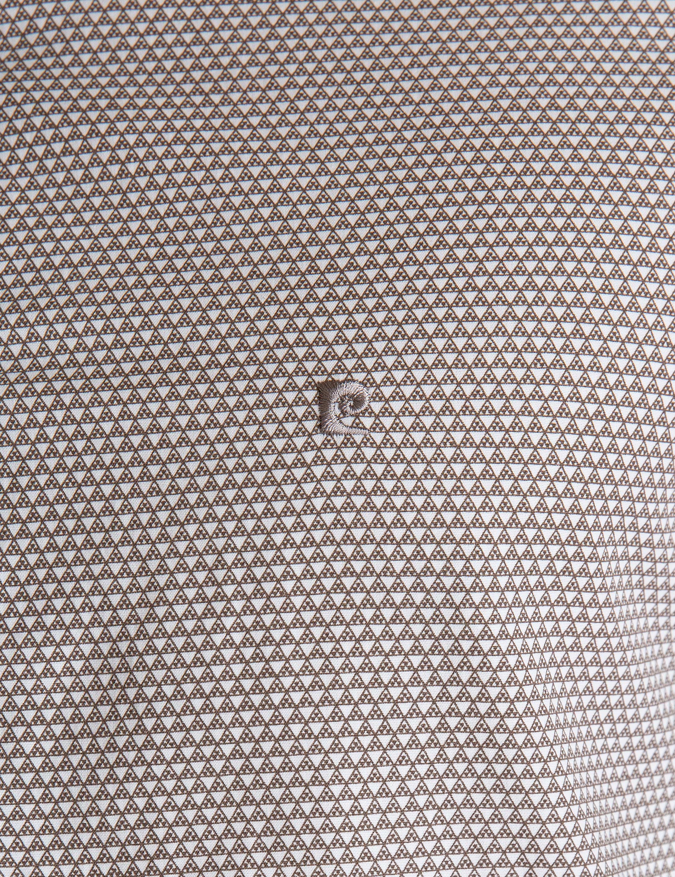 Kahverengi Slim Fit Gömlek - Image 4