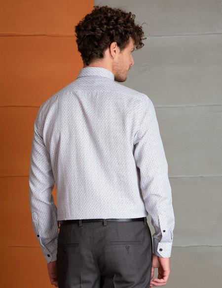 Gri Slim Fit Gömlek - 50194920008