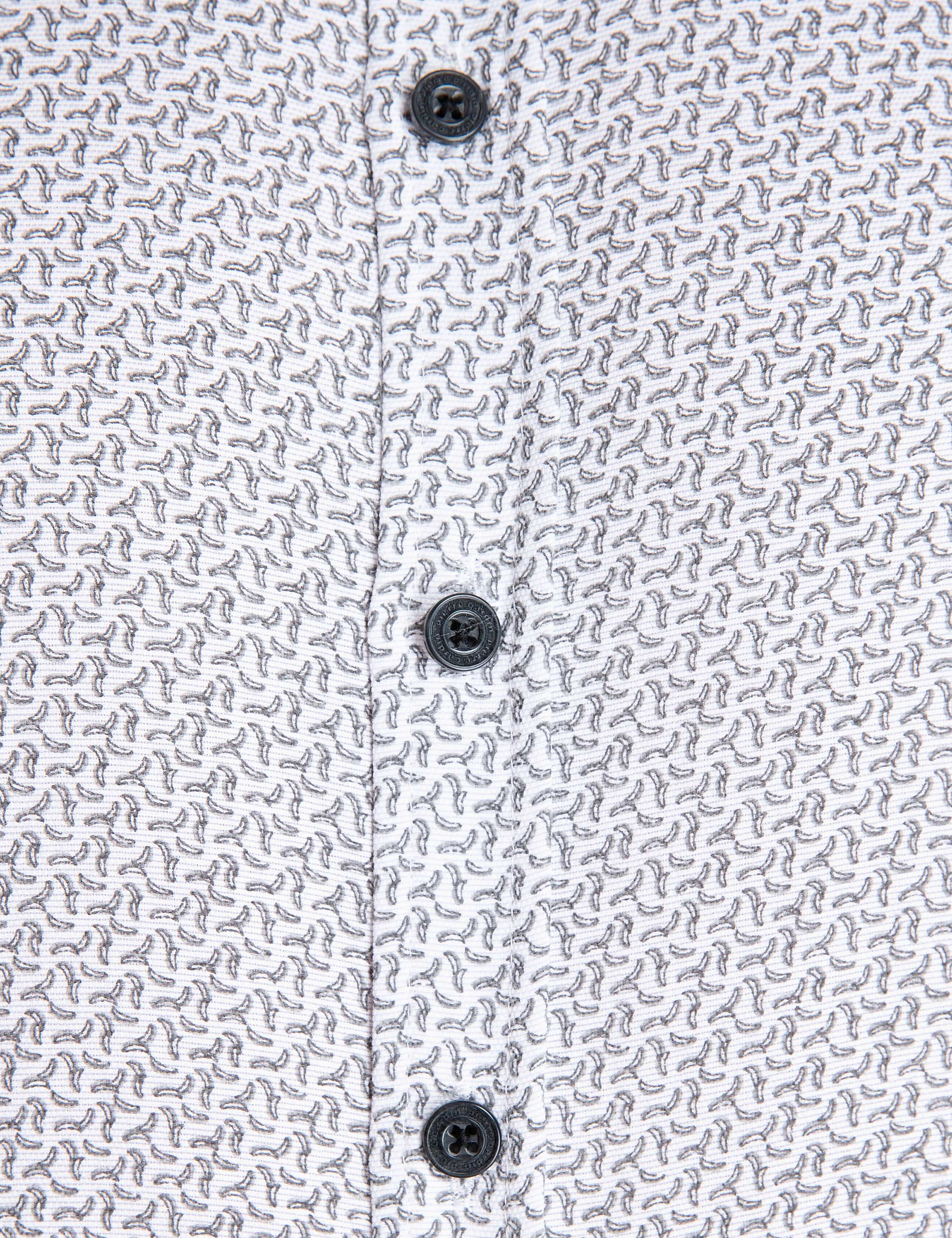 Gri Slim Fit Gömlek