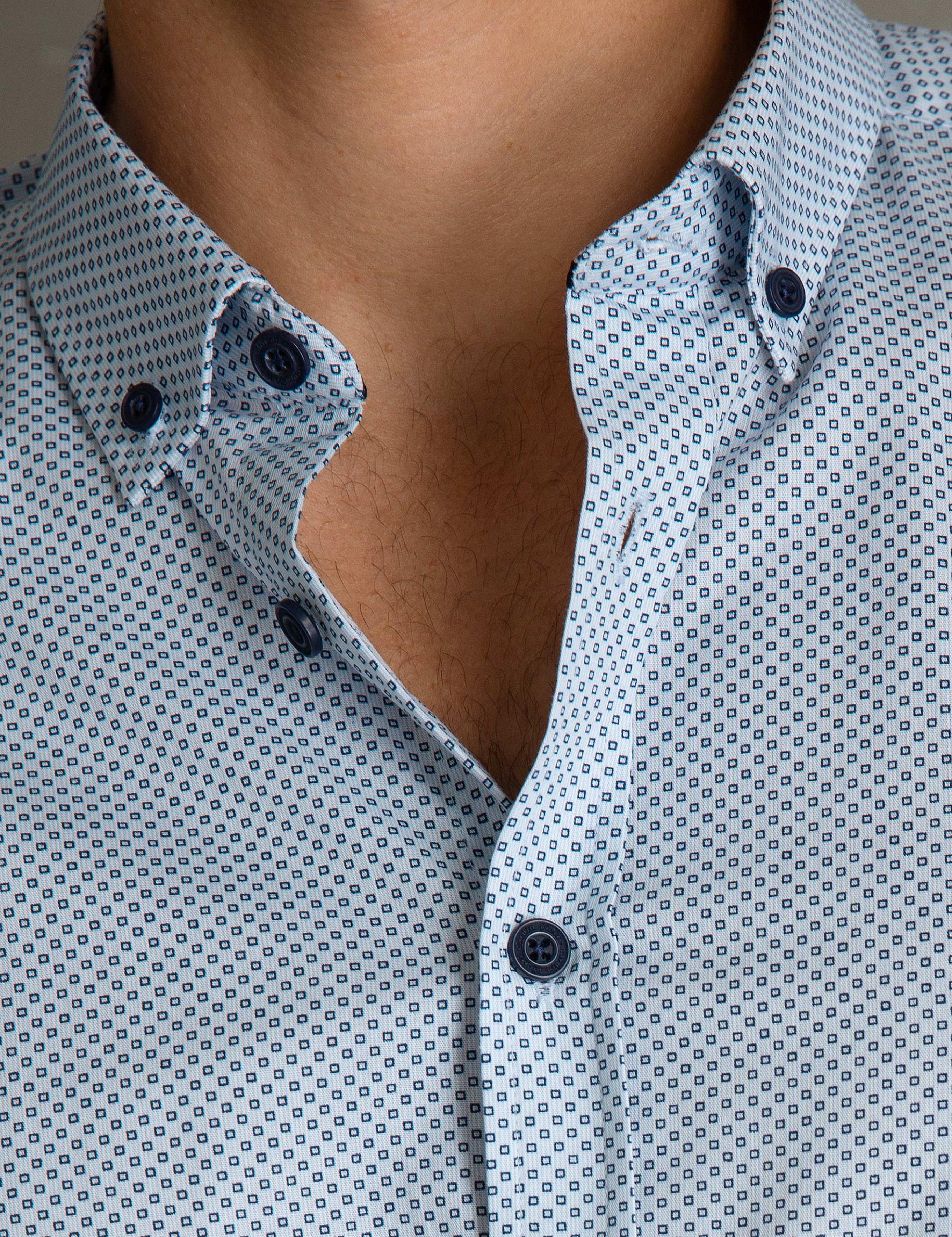 Mavi Slim Fit Gömlek